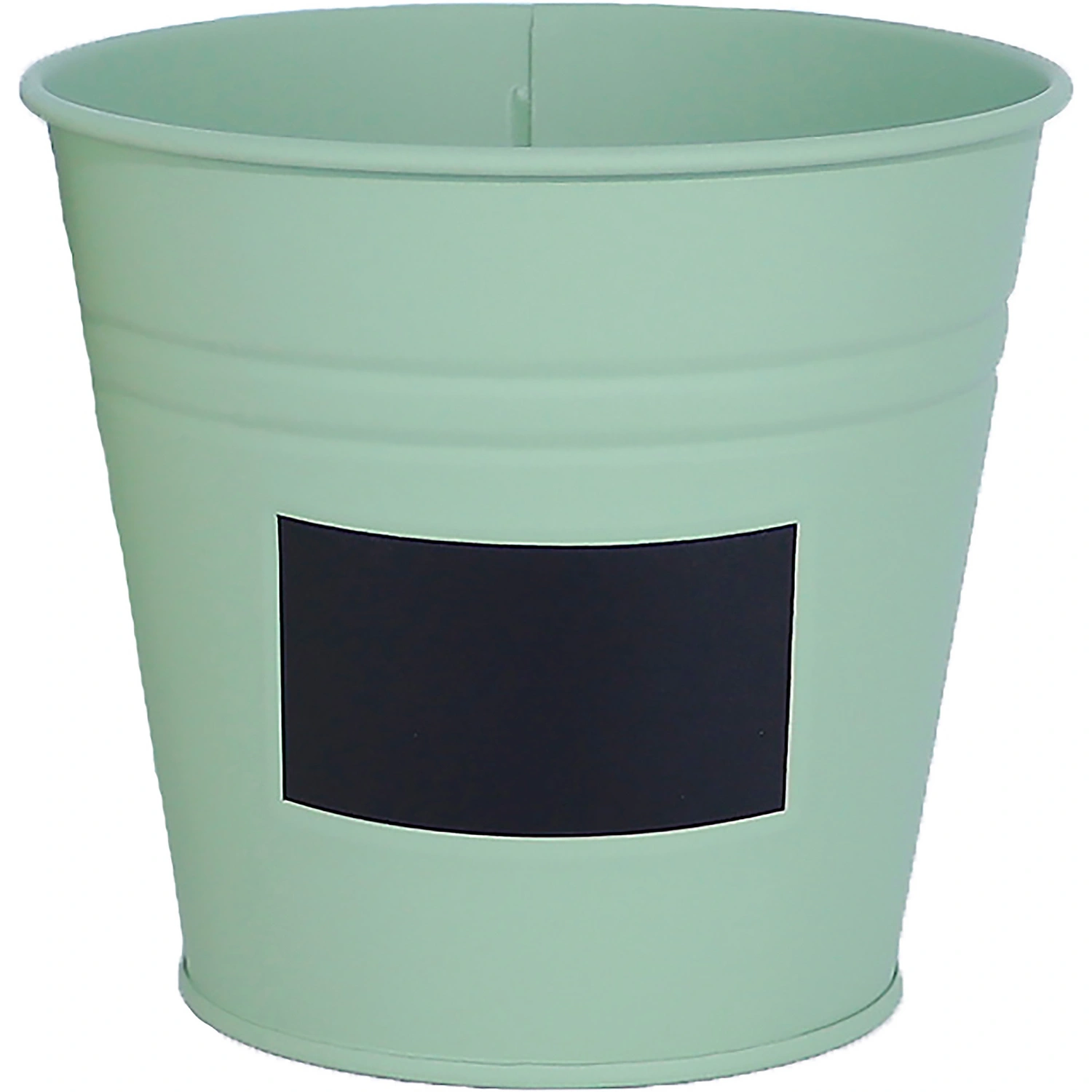 Eimer, Ø: 14 cm, Höhe: 12,4 cm, Zinkblech, lindgrün