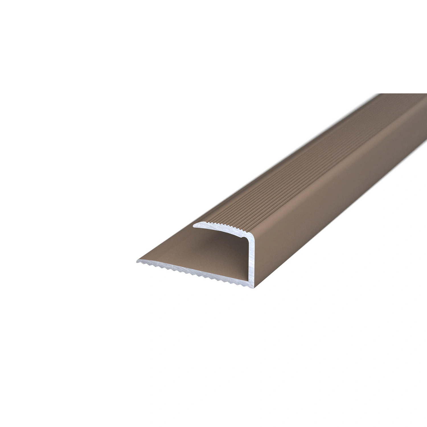 Einfassprofil, BxL: 28 x 900 mm, Höhe: 13 mm, edelstahlfarben