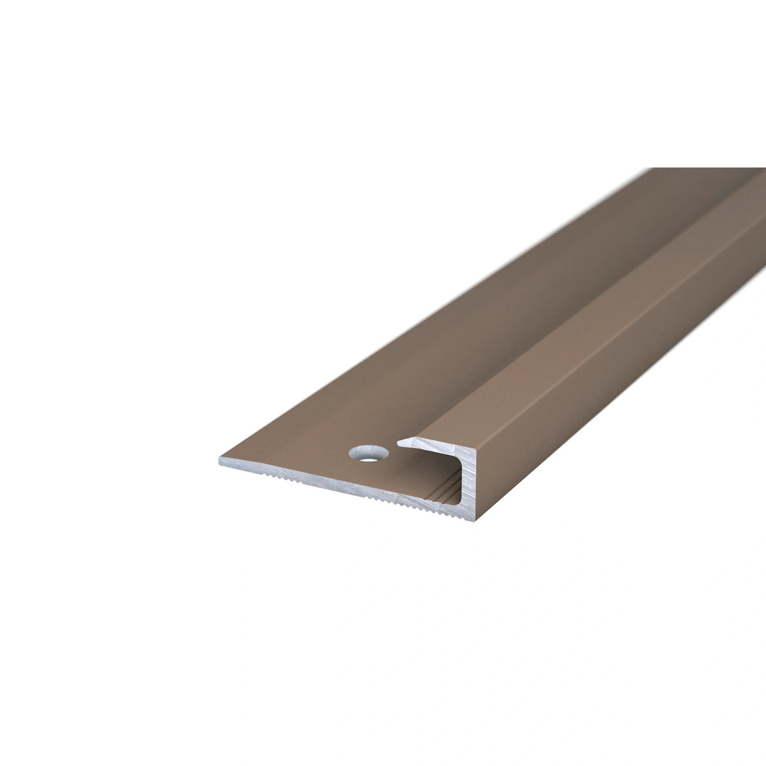 Einschubprofil, BxH: 27 x 7.6 mm, versenkt gelocht