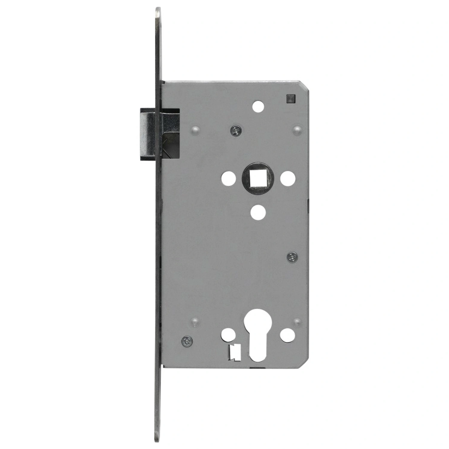 Einsteckschloss, aus metall|kunststoff, 113 mm Breite, goldfarben