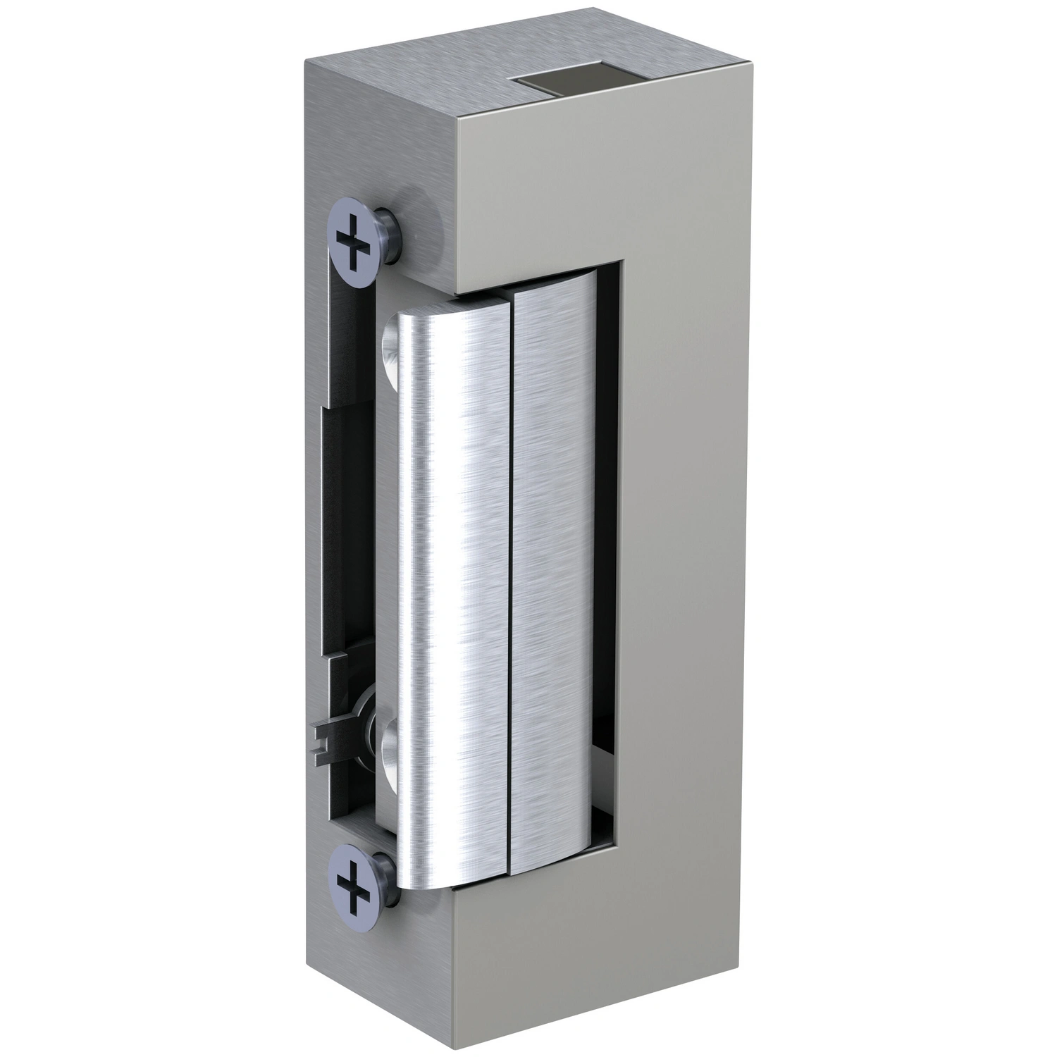 Elektro-Türöffner, Metall, mit mechanischer Entriegelung