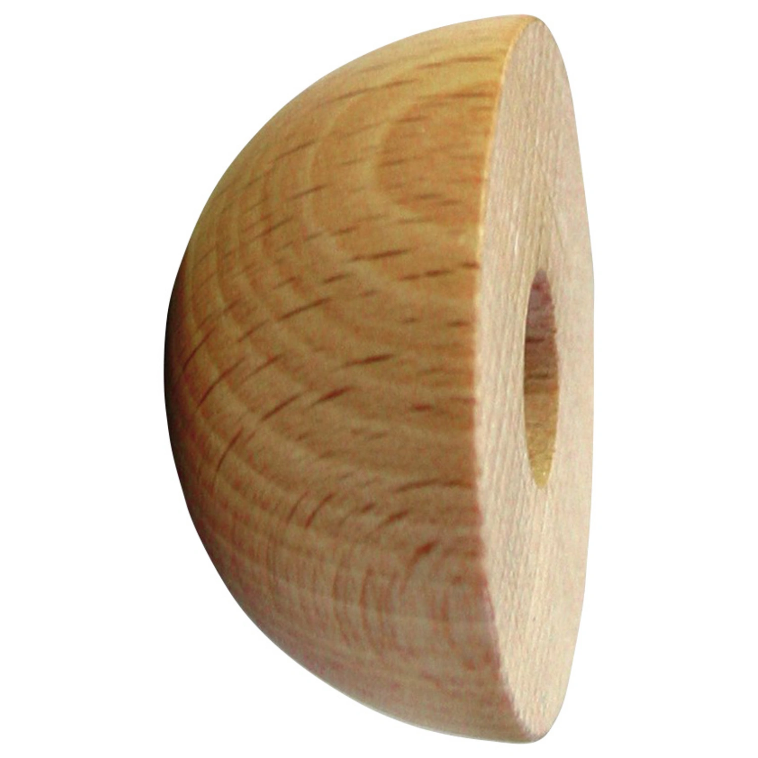Endkappe, Breite: 11.7 cm, Länge: 9.8 cm, buche