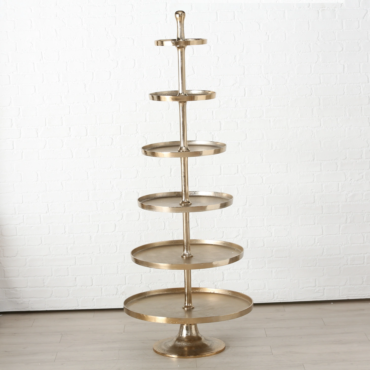 Etagere »Phill«, Höhe: 200 cm, Aluminium, goldfarben