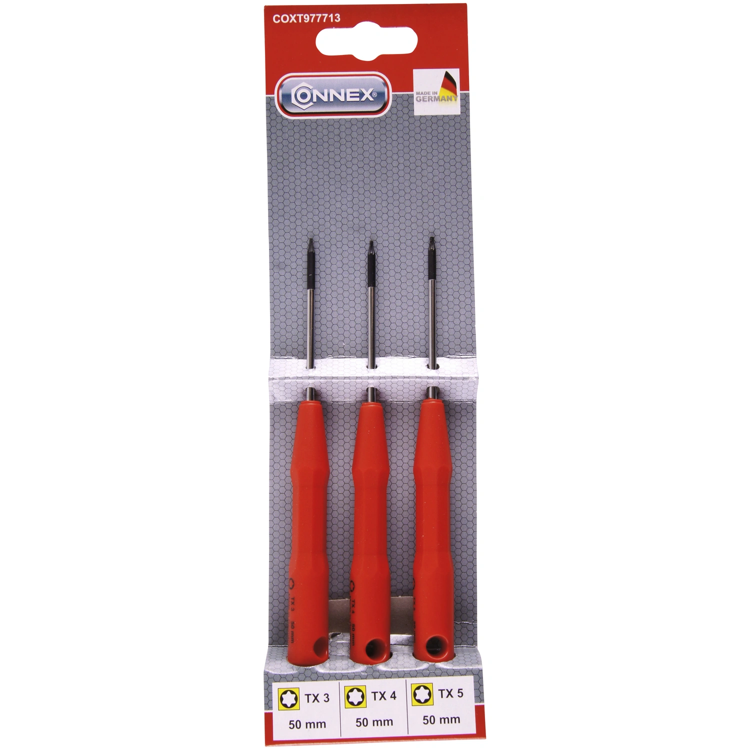 Feinmechanikerschraubendreher-Set, Metall, 3-tlg., 40g