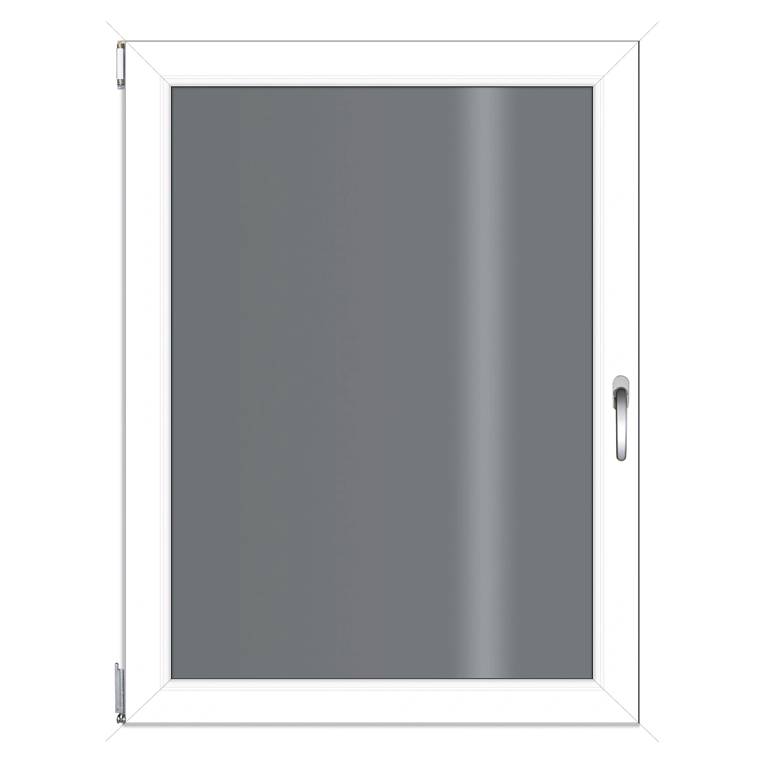 Fenster »BT 60 Light«, BxH: 90 x 120 cm, Isolier-Klarglas