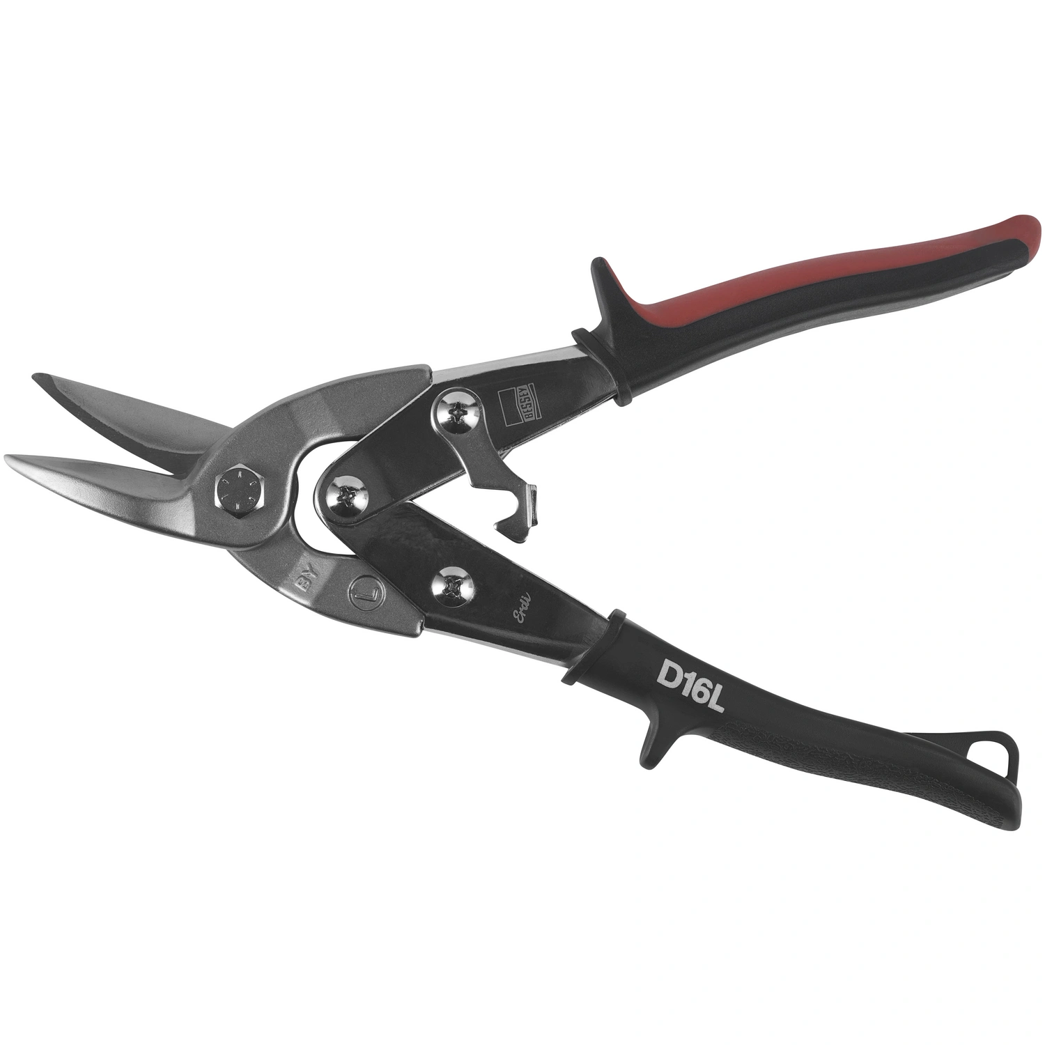 Figuren-Schere, D16L-SB, Schwarz | Grün, 240 mm