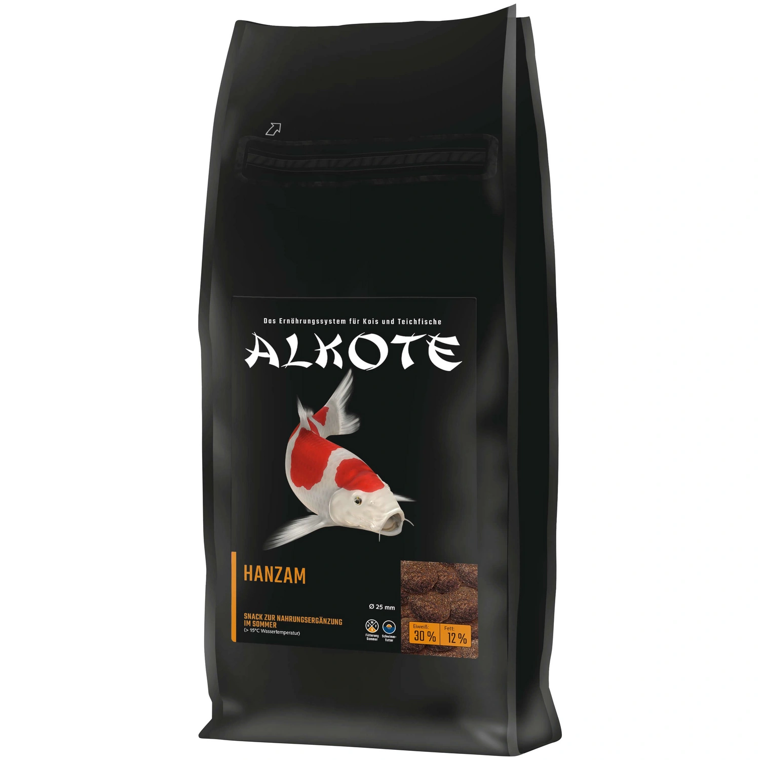Fischfutter »ALKOTE HANZAM KOI SNACK«, 3 Stück, je 2 kg, Weizen