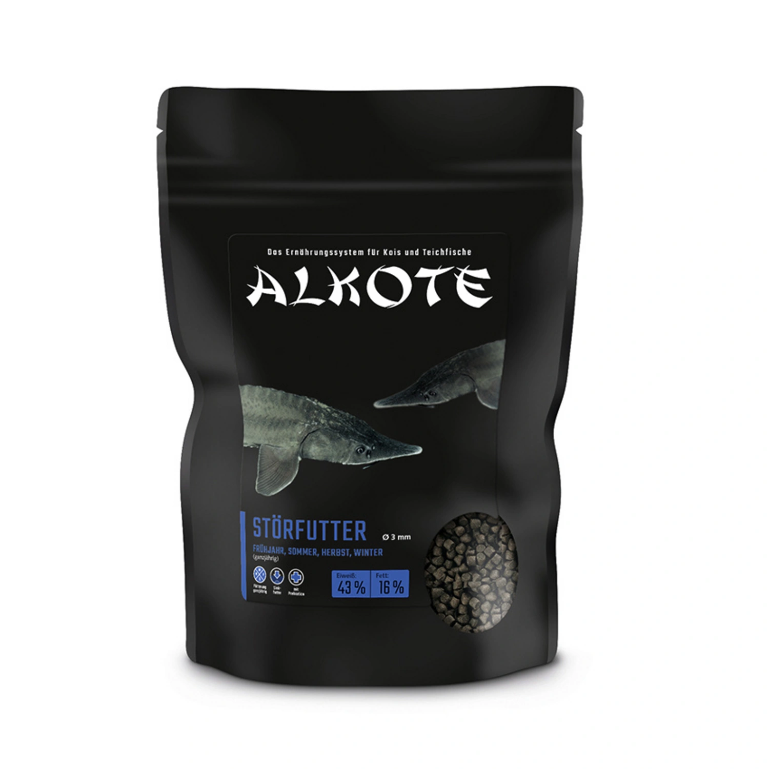Fischfutter »ALKOTE PREMIUM ZIERSTÖRFUTTER«, geeignet für: Störe