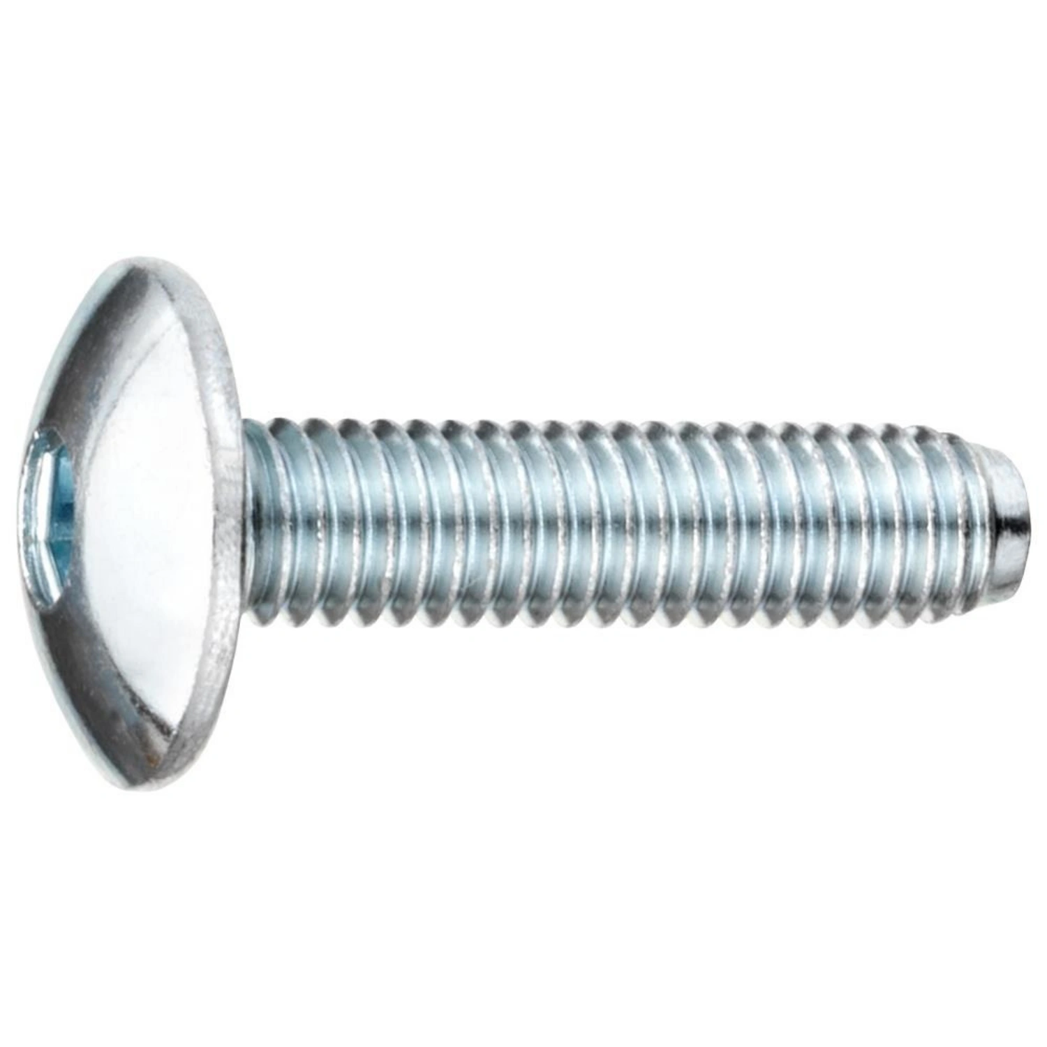 Flachrundschraube, 6 mm, Stahl