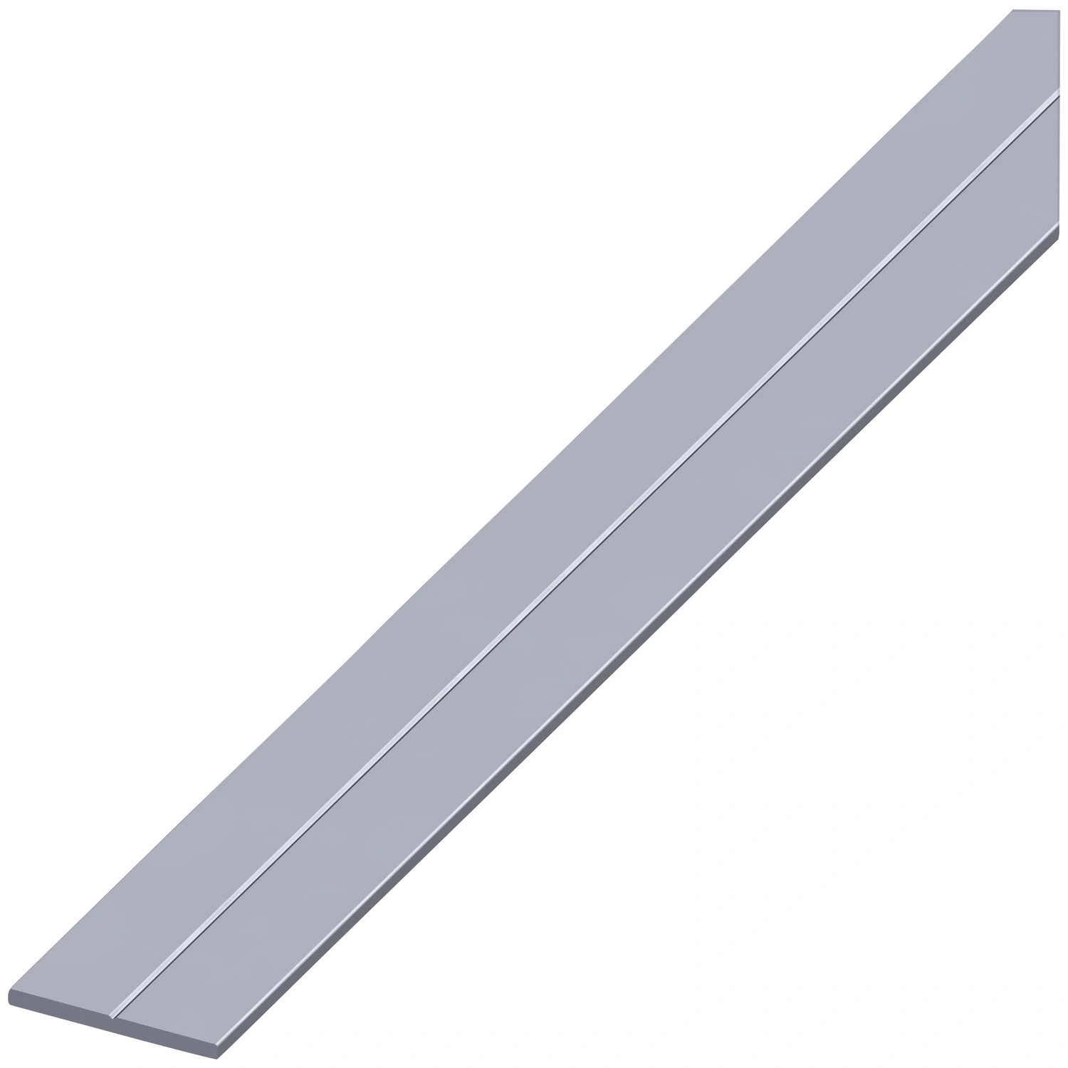 Flachstange »Combitech®«, BxL: 15,5 x 1000 mm, silberfarben