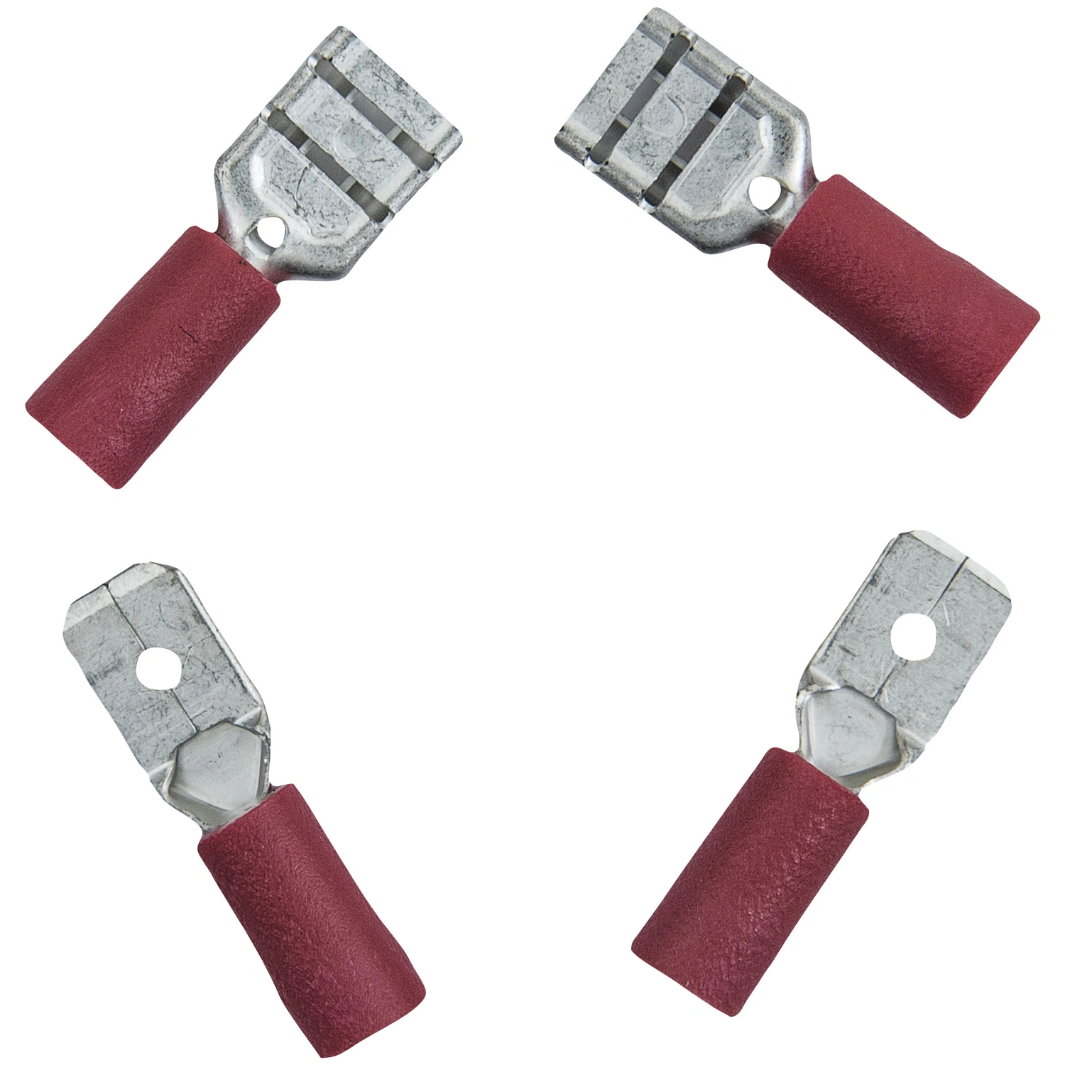 Flachstecksortiment, Länge: 2,1 cm, Metall