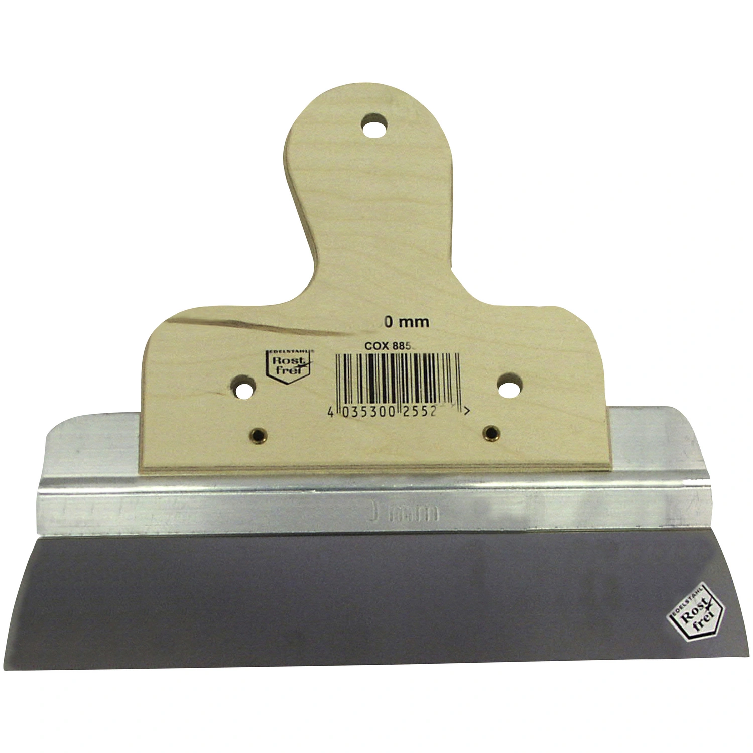 Flächenspachtel, Edelstahl / Aluminium / Holz