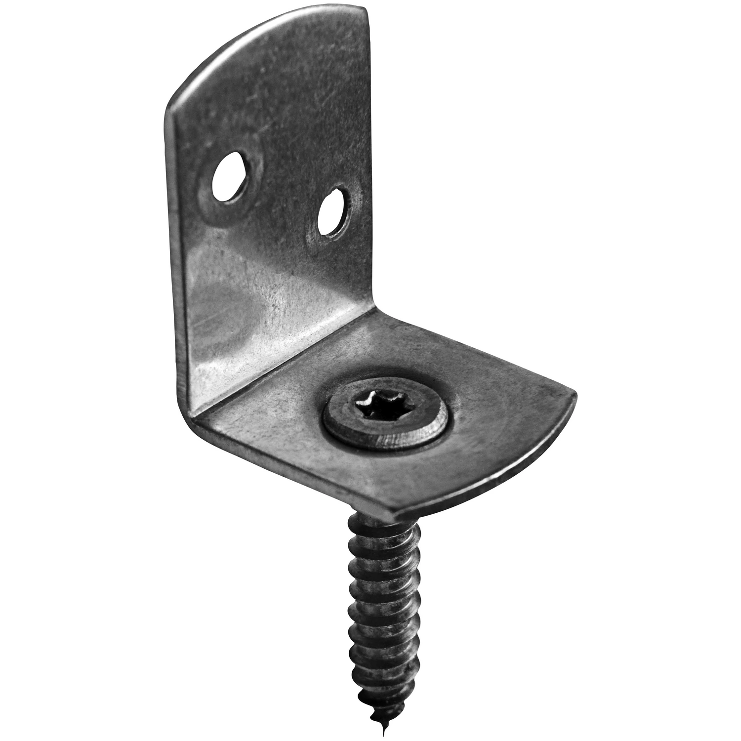 Flechtzaunbeschlags-Set, rostfreier Edelstahl A2, silberfarben