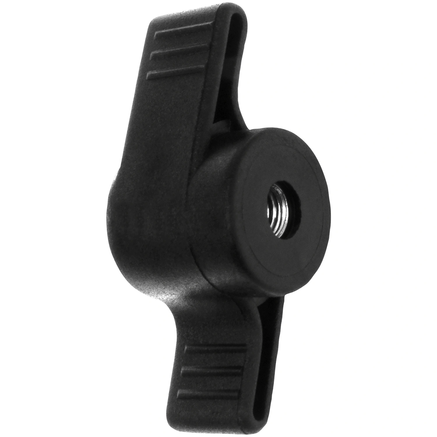 Flügelgriffmutter, D 48 mm / M6, Schwarz, Kunststoff