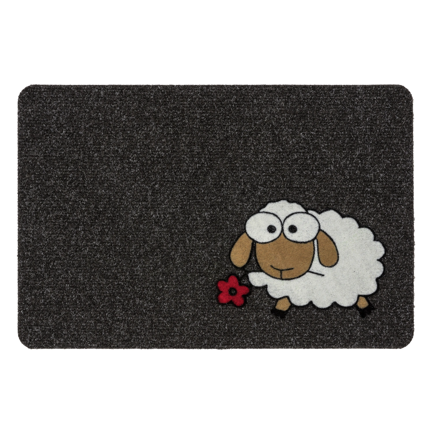 Fußmatte »Flocky Color«, Höhe: 0,6 cm, Rutschfest, Polypropylen (PP)