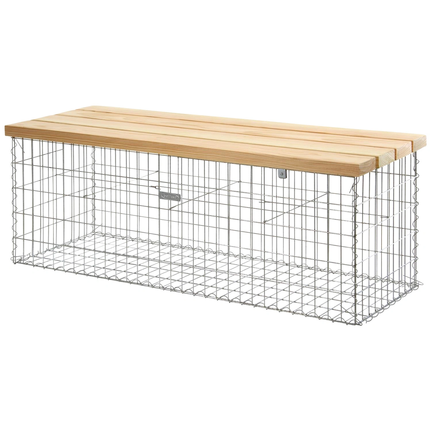 Gabionenbank »Profi«, BxHxL: 55 x 54 x 155 cm, Douglasienholz/Stahl