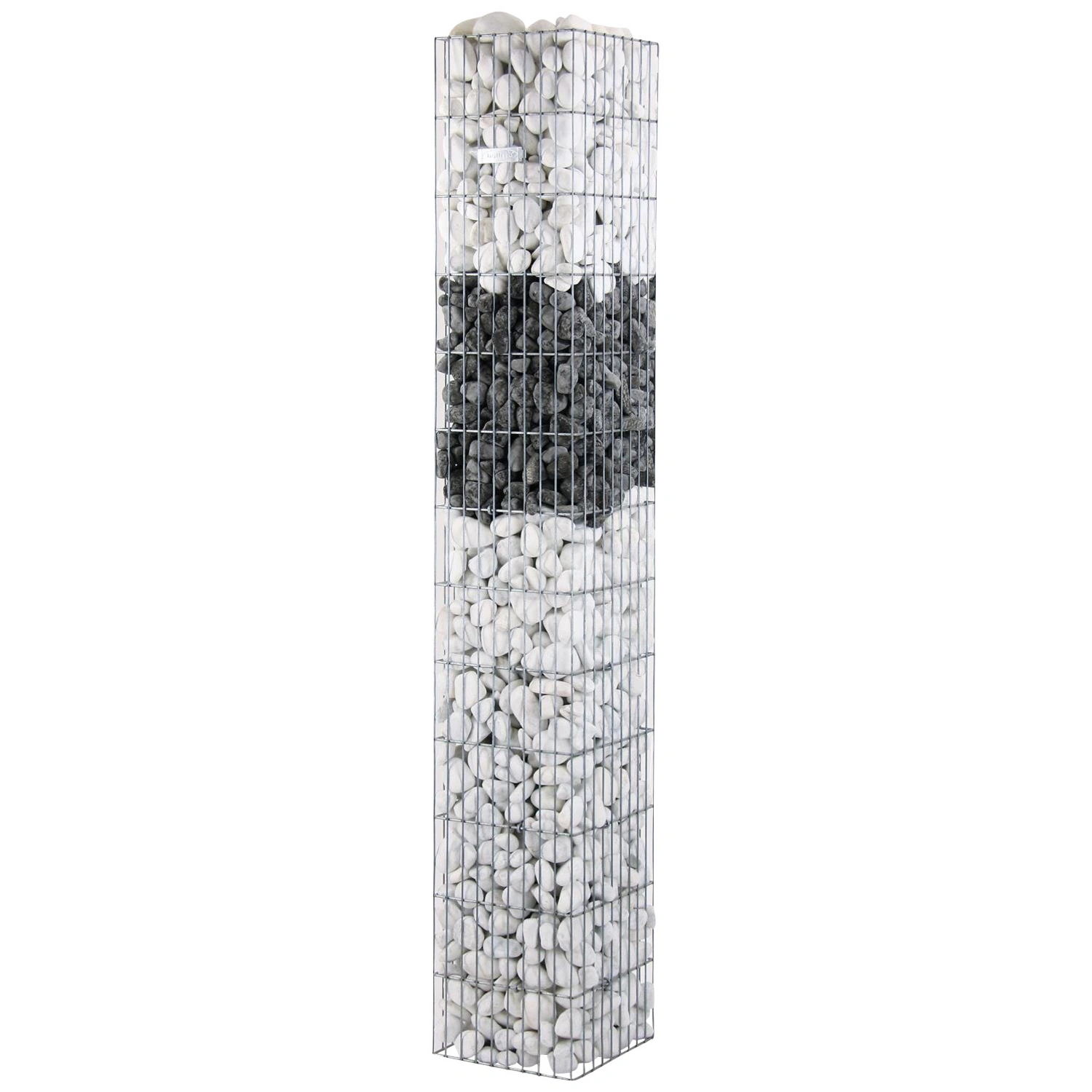 Gabionenstele »Pronto«, BxHxL: 30 x 195 x 30 cm, Stahl