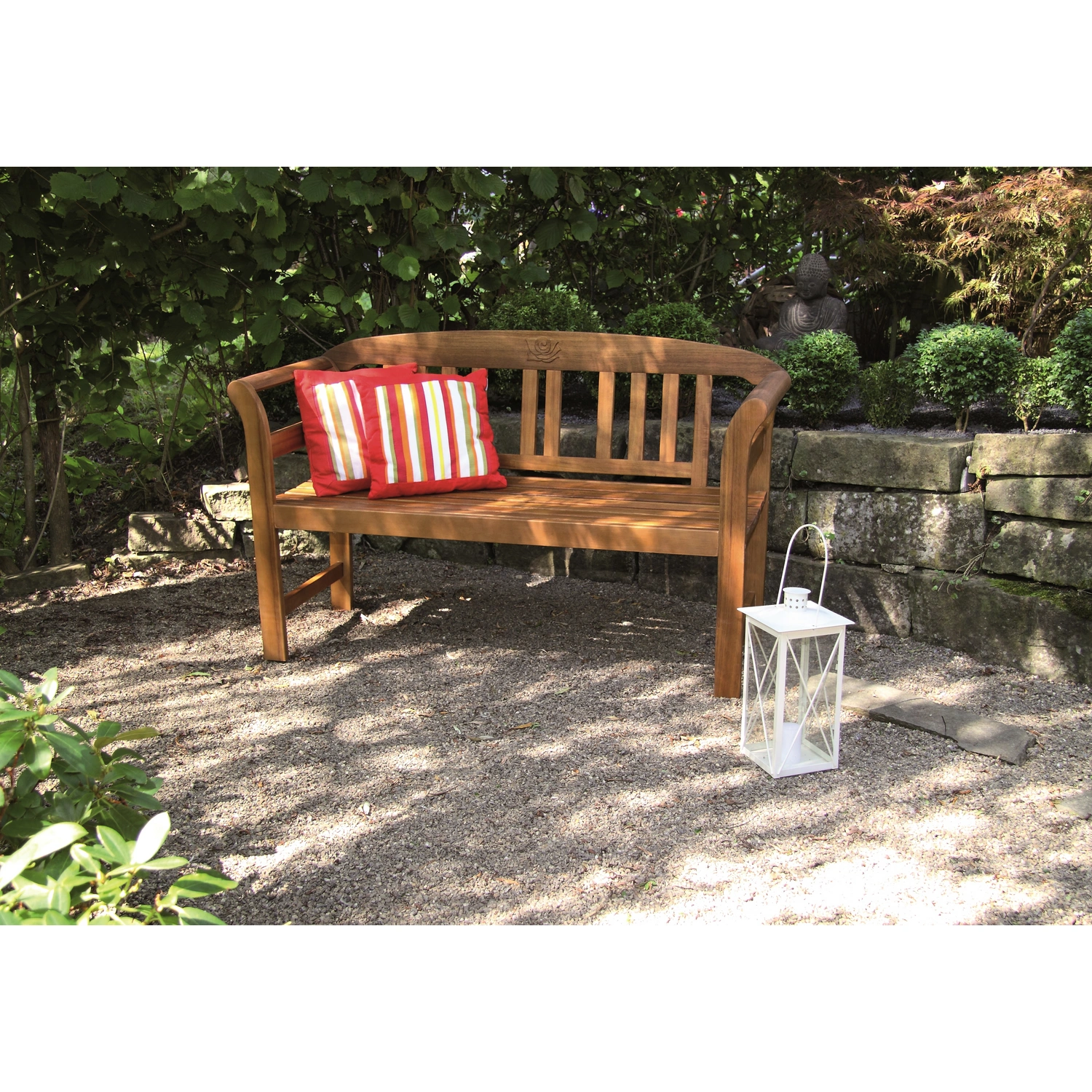 Gartenbank »BATAM«, Holz, 2-Sitzer, BxHxT: 130 x 80 x 50 cm