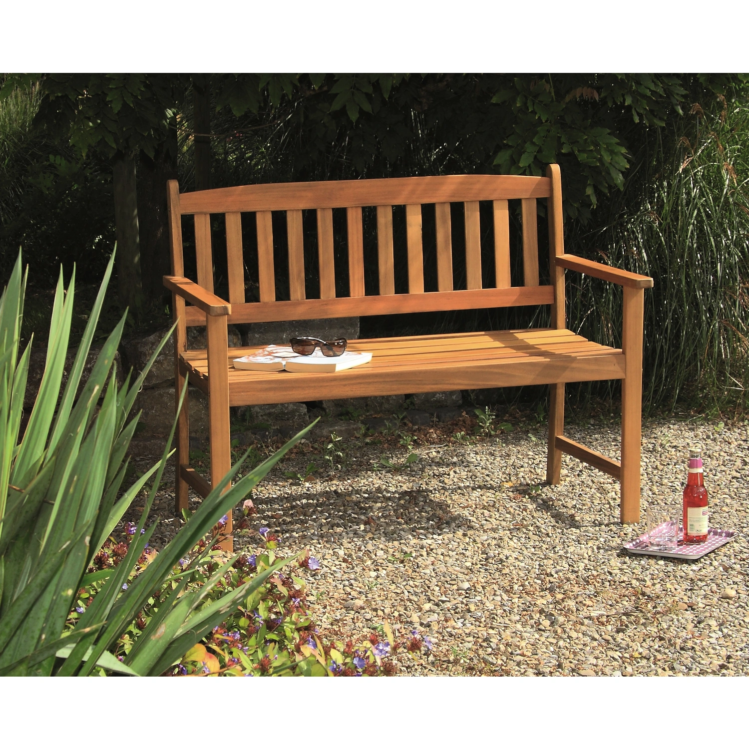 Gartenbank »WOODY«, Holz, 2-Sitzer, BxHxT: 110 x 86 x 56 cm