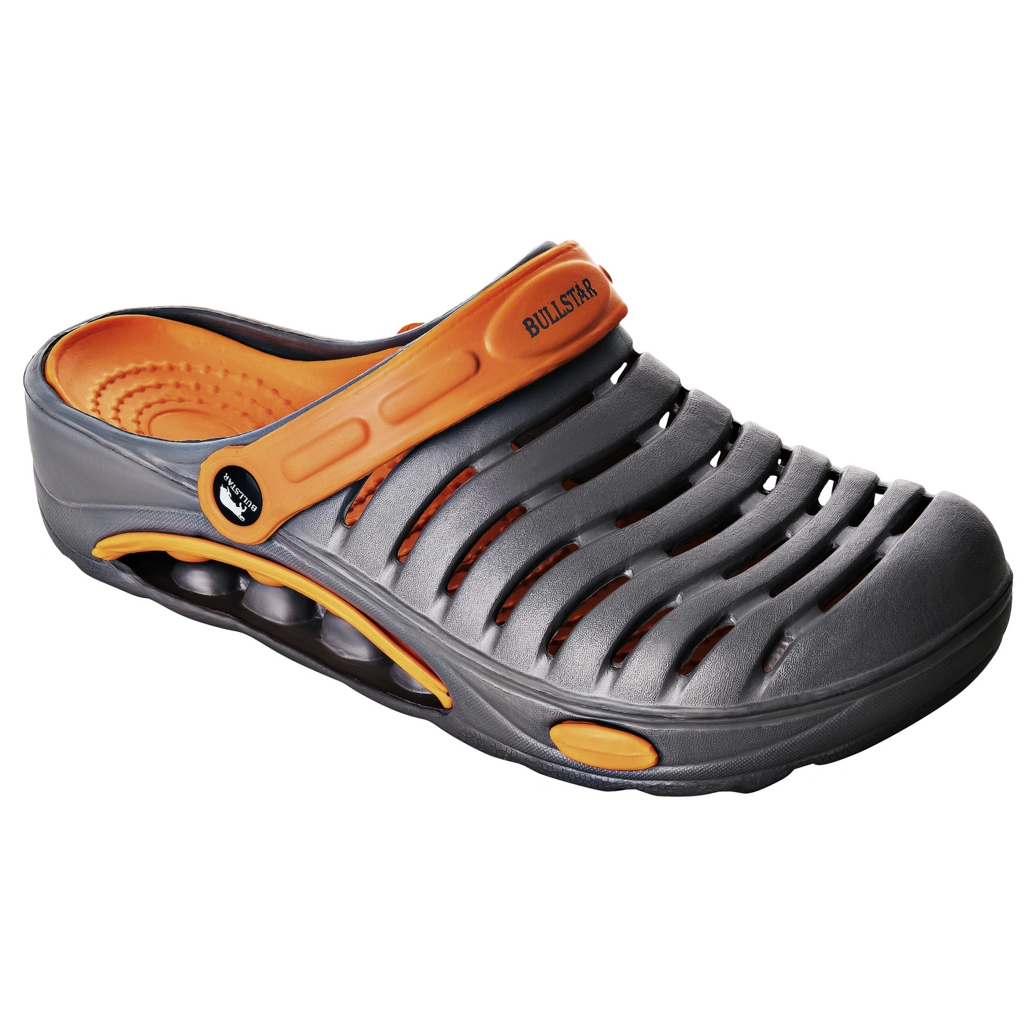 Gartenclogs »Flexit Plus«, grau/orange, 1 Paar