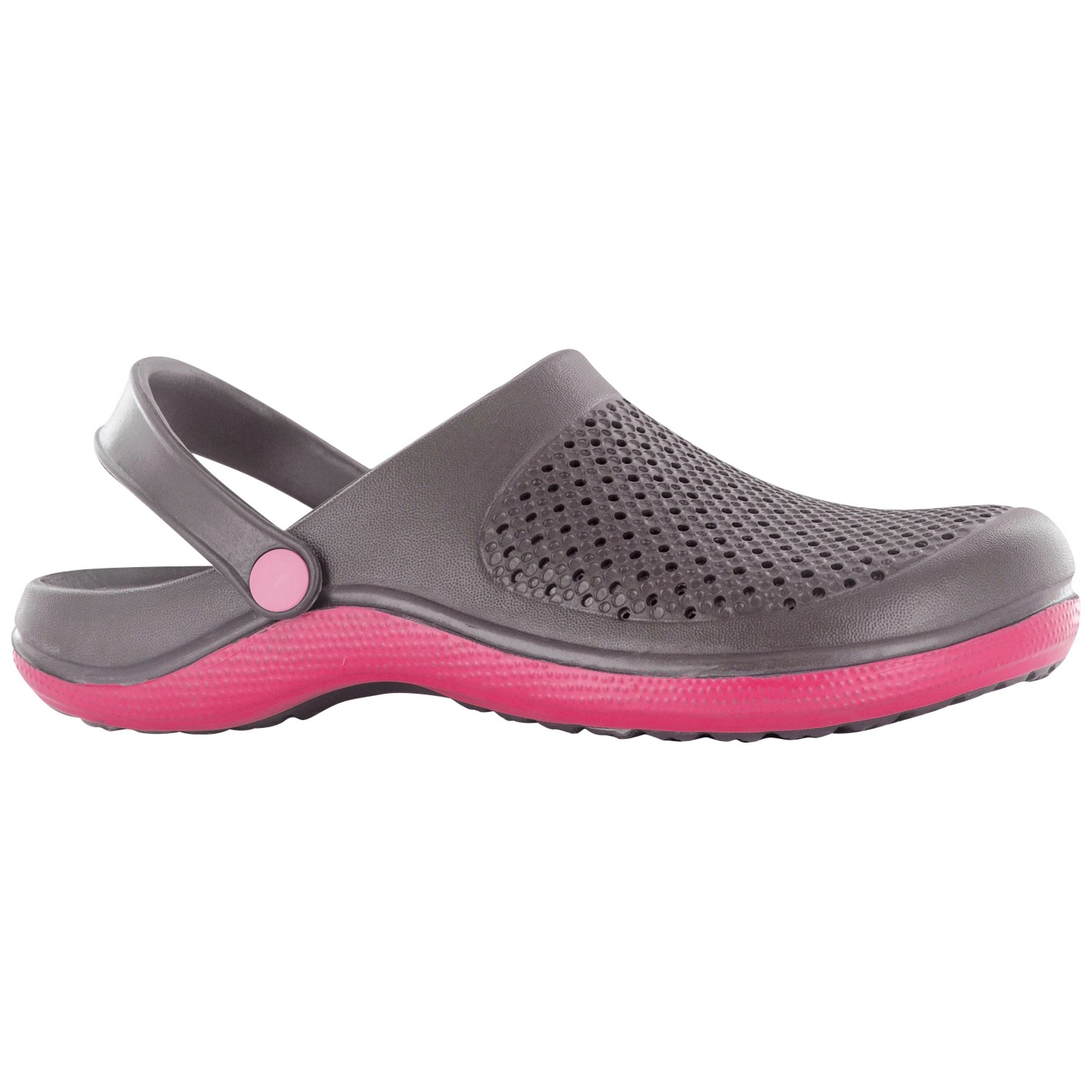 Gartenclogs »Sun«, grau/rosa