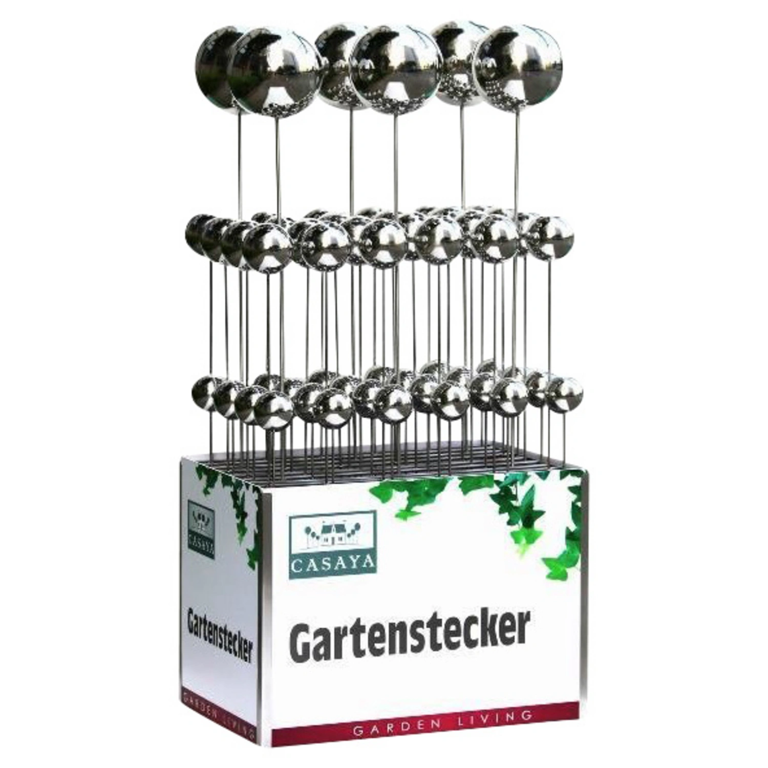 Gartenstab »Mara«, Edelstahl, silberfarben
