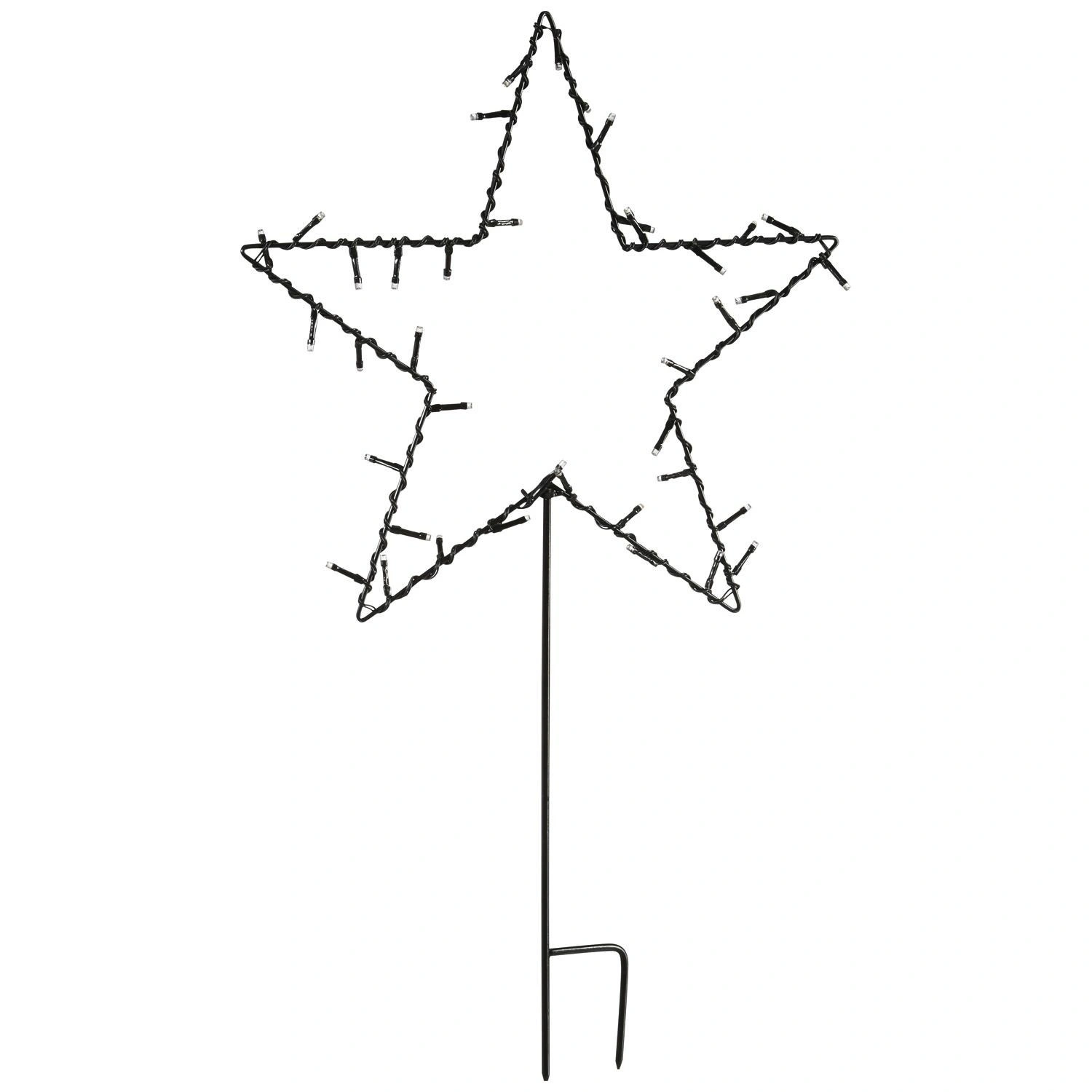 Gartenstecker, Höhe: 104 cm, schwarz