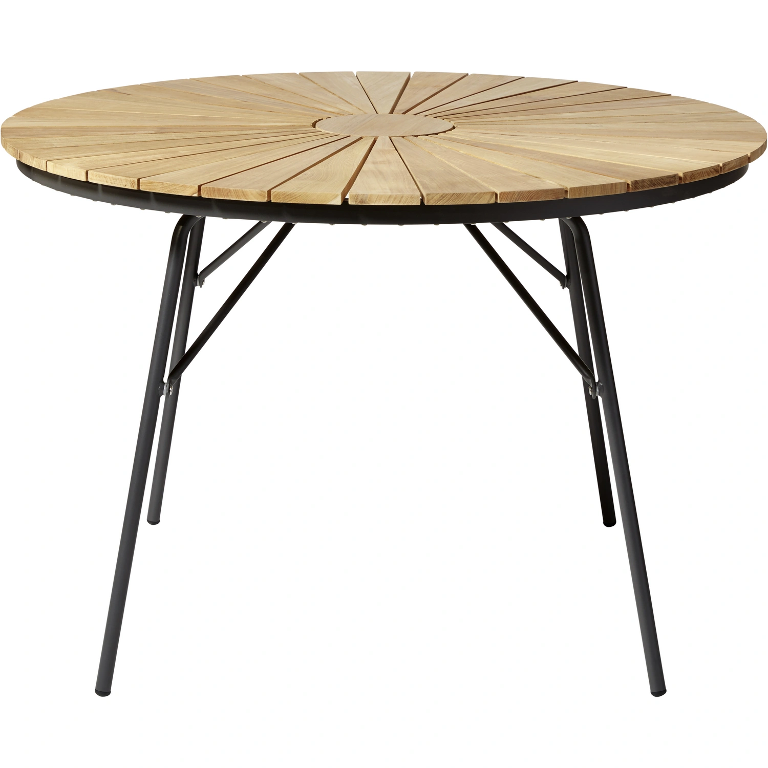 Gartentisch »Ellen«, ØxH: 110 x 73 cm, Tischplatte: Teakholz