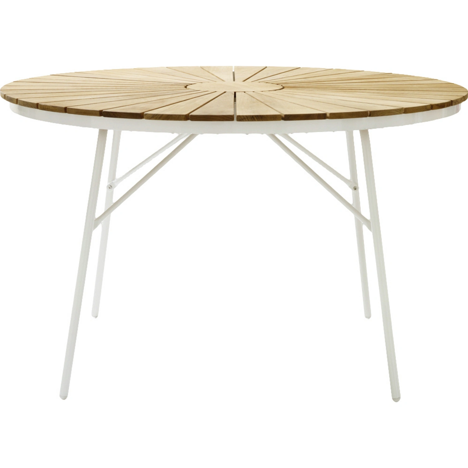 Gartentisch »Ellen«, ØxH: 110 x 74 cm, Tischplatte: Teakholz