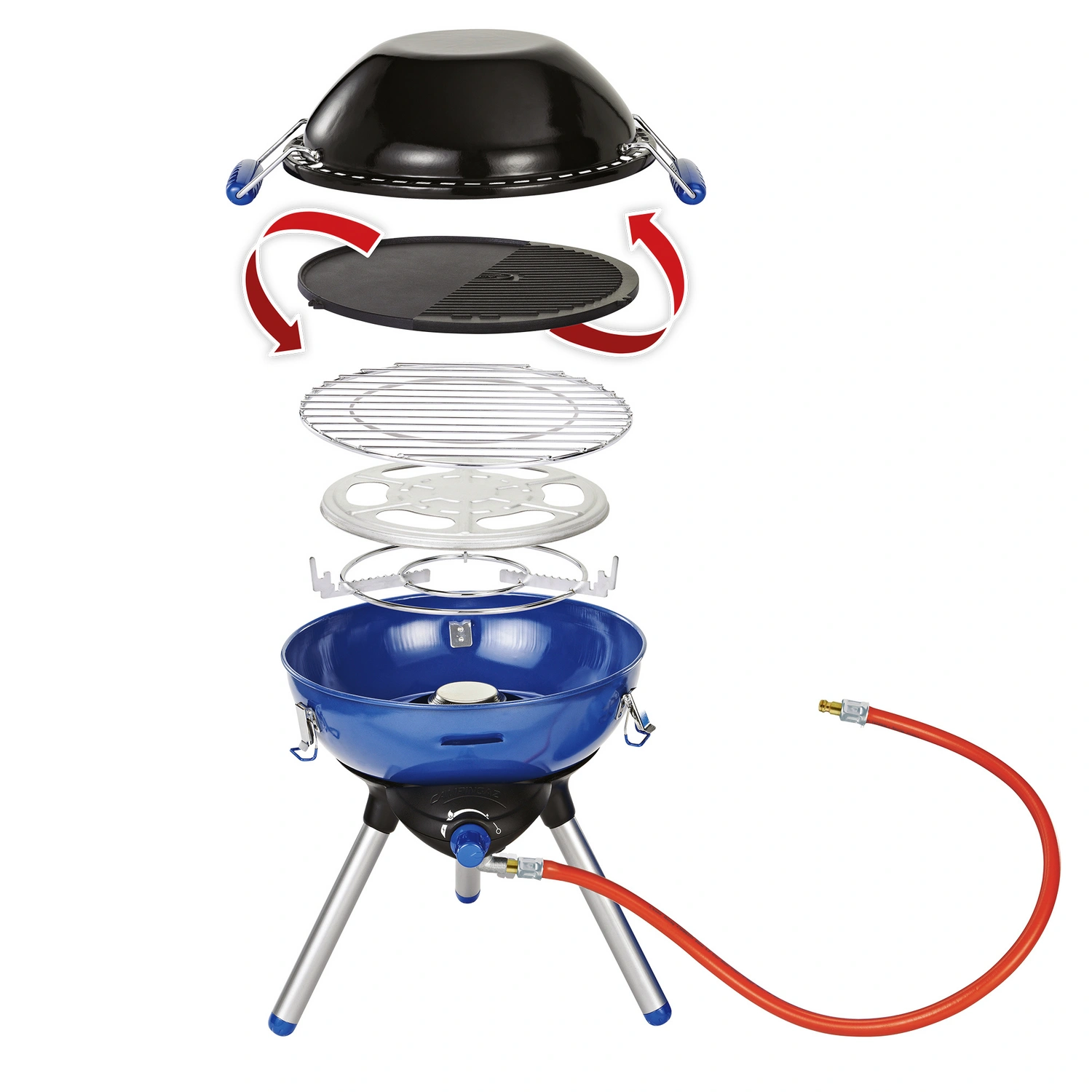 Gasgrill »TM- 400 Caravan connect«, 1 Brenner, Grillfläche: ø 36 cm