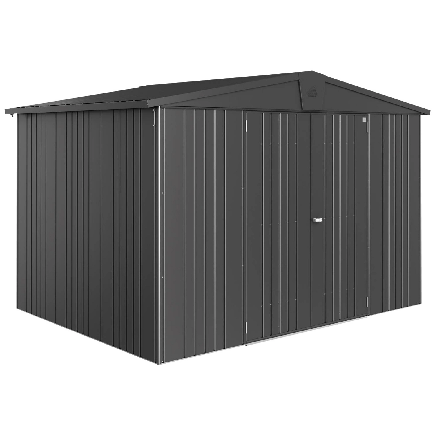Gerätehaus »Europa«, Stahl, BxHxT: 316 x 209 x 228 cm (Außenmaße inkl. Dachüberstand)