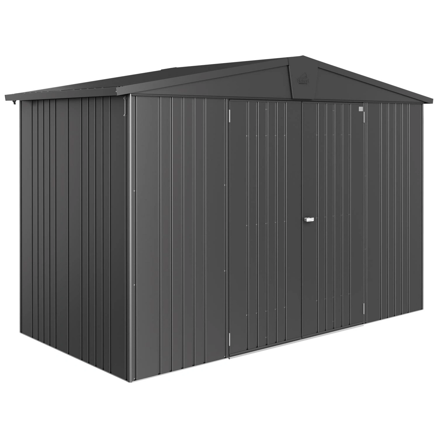 Gerätehaus »Europa«, Stahl, BxHxT: 316 x 209 x 156 cm (Außenmaße inkl. Dachüberstand)