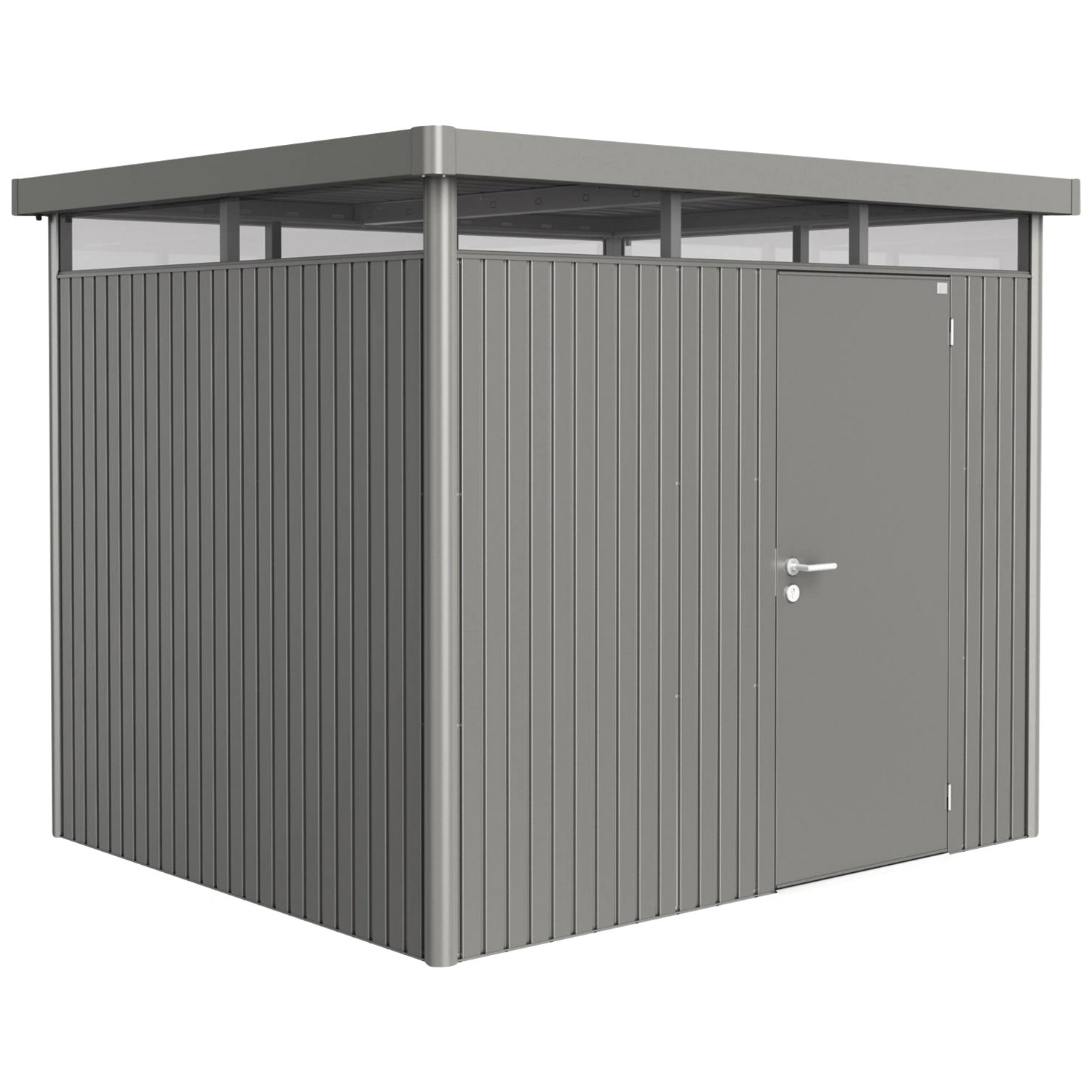 Gerätehaus »HighLine«, Stahl, BxHxT: 275 x 222 x 235 cm (Außenmaße inkl. Dachüberstand)