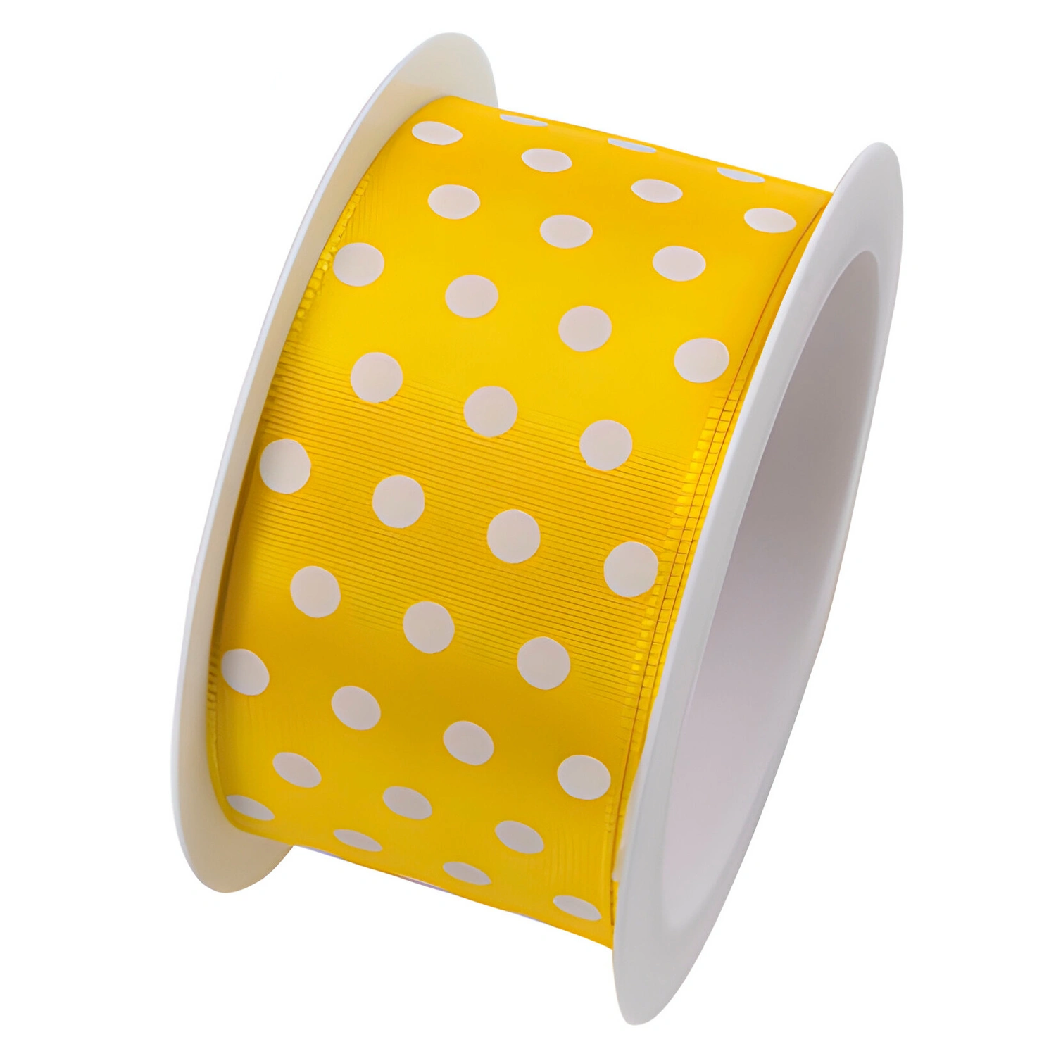 Geschenkband »Hot Spots«, Taft, Länge: 200 cm, gelb