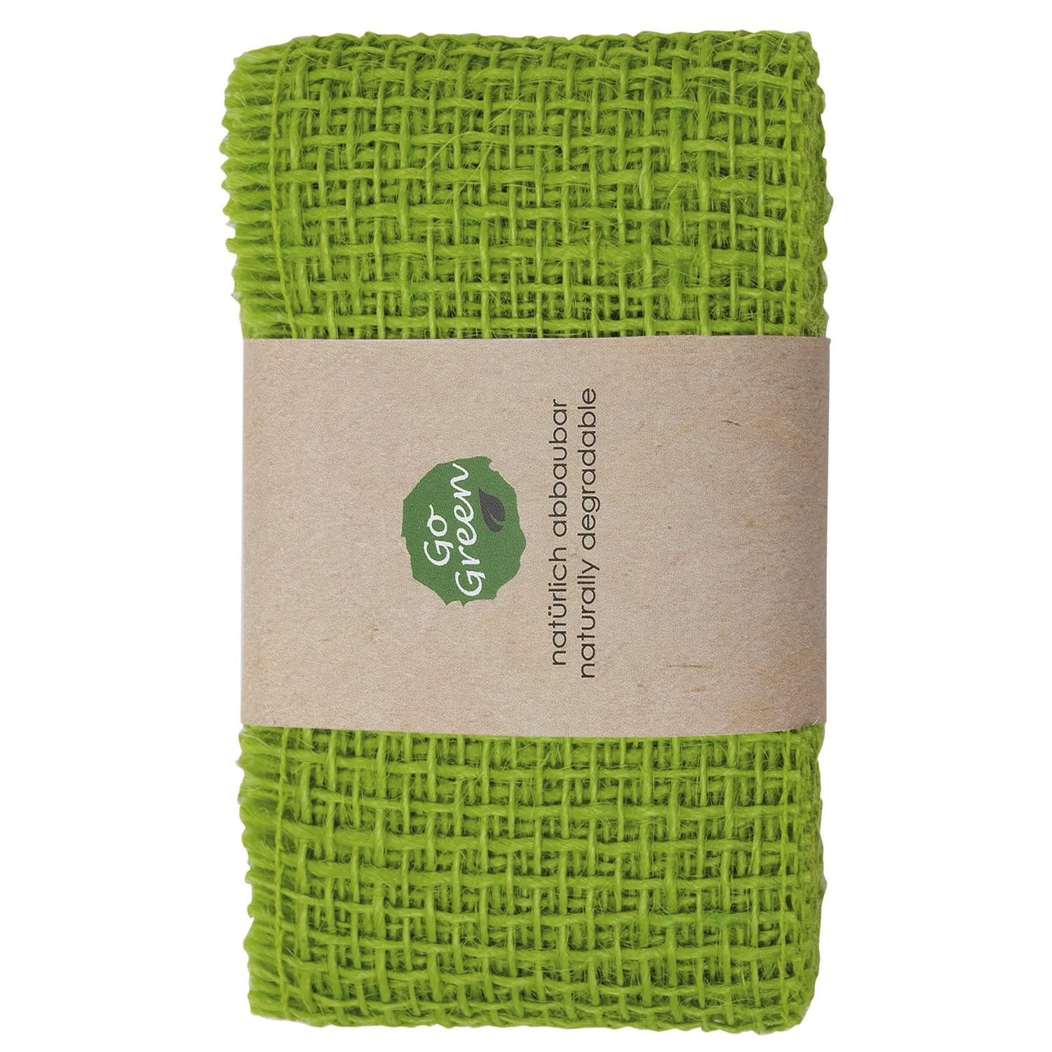 Geschenkband, Jute, Länge: 200 cm, hellgrün