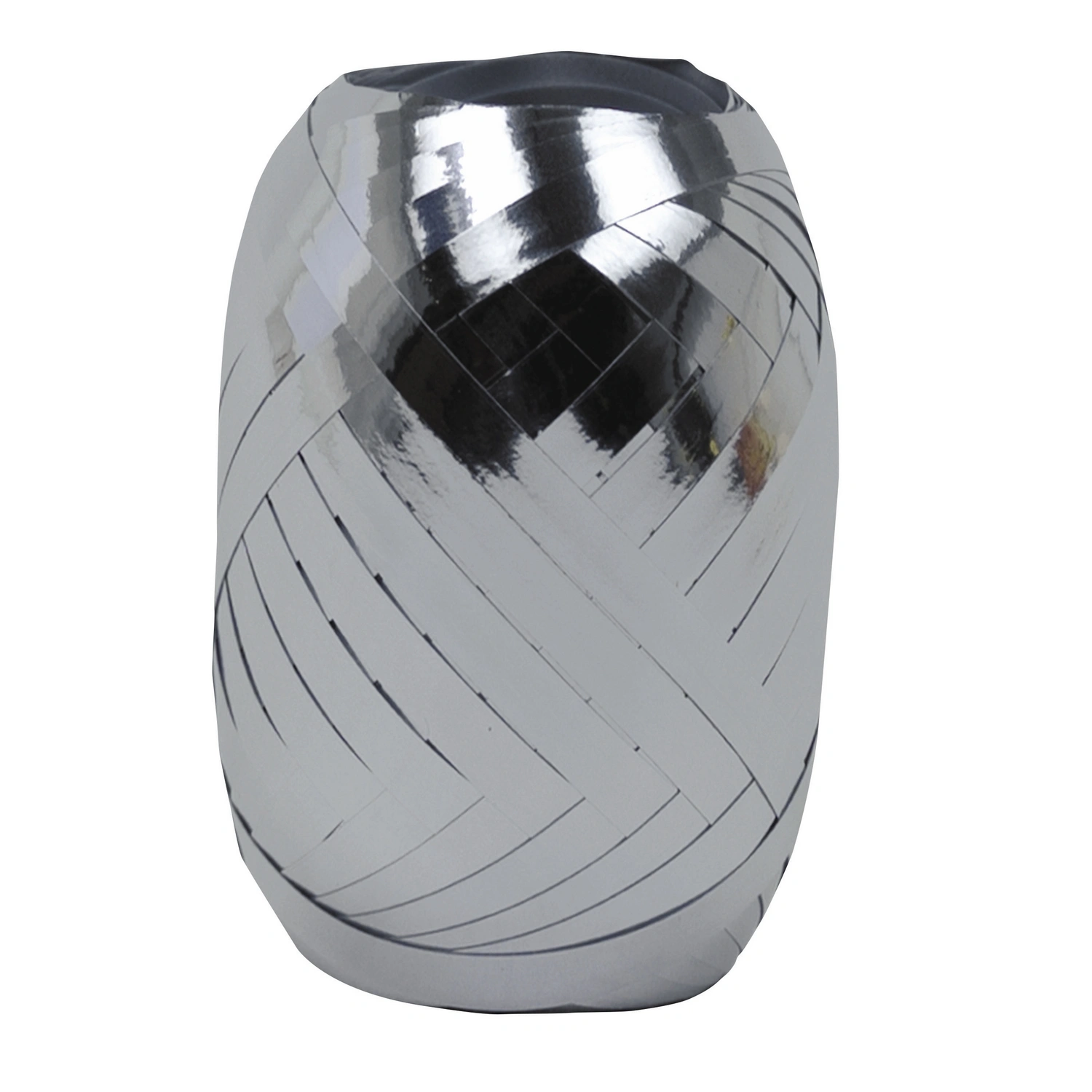 Geschenkband, Polyband, Länge: 2000 cm, silberfarben