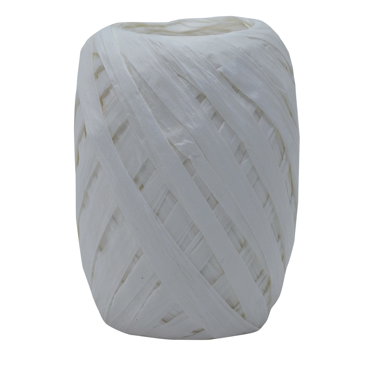 Geschenkband, Raffia, Länge: 3000 cm, weiß