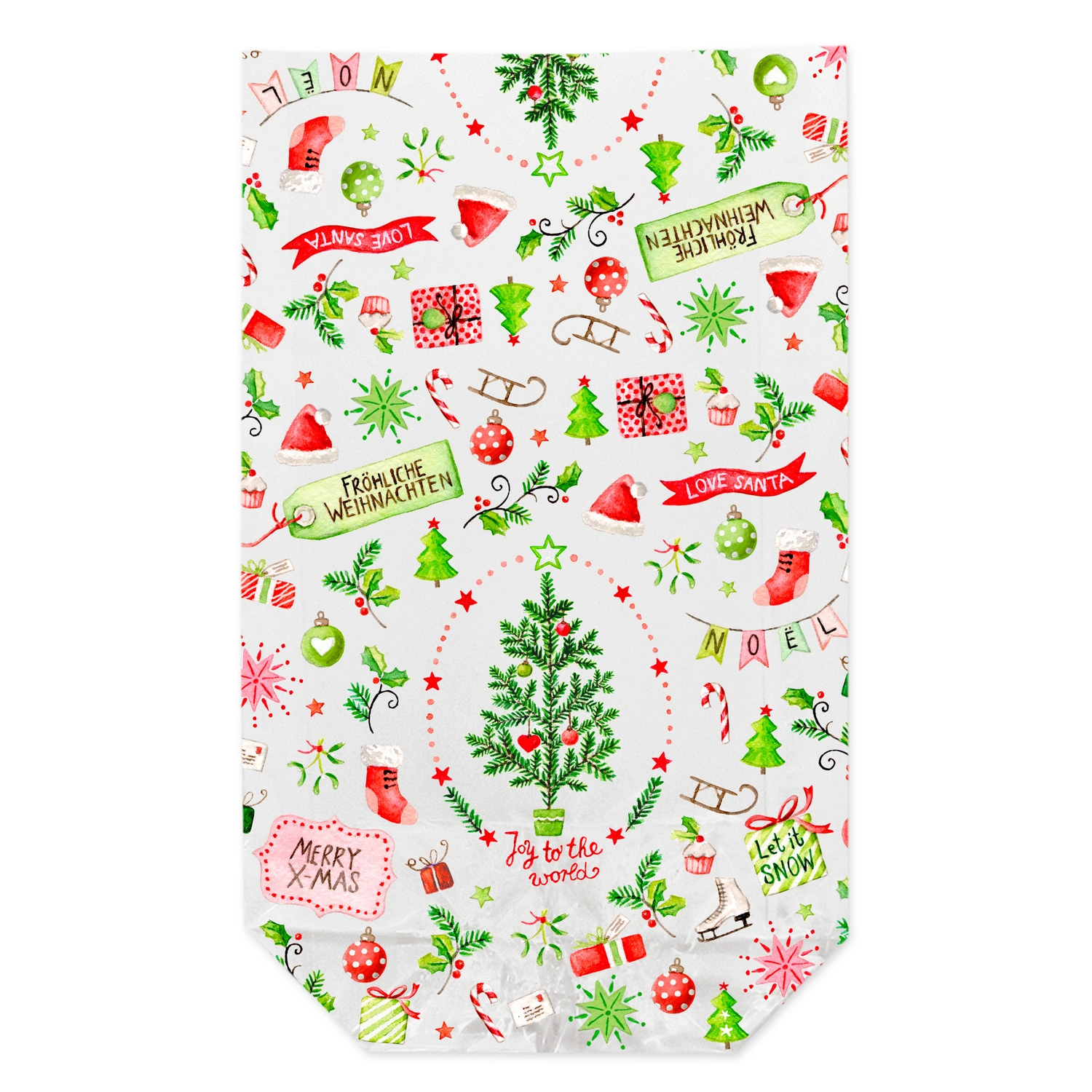Geschenkpapier, schwarz, 1 Stück