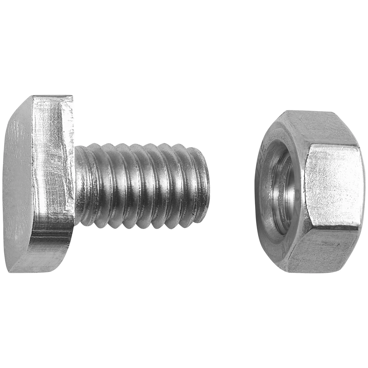 Gewächshausschraube, ØxL: M6 x 10 mm, rostfreier Edelstahl A2, 5 Stück