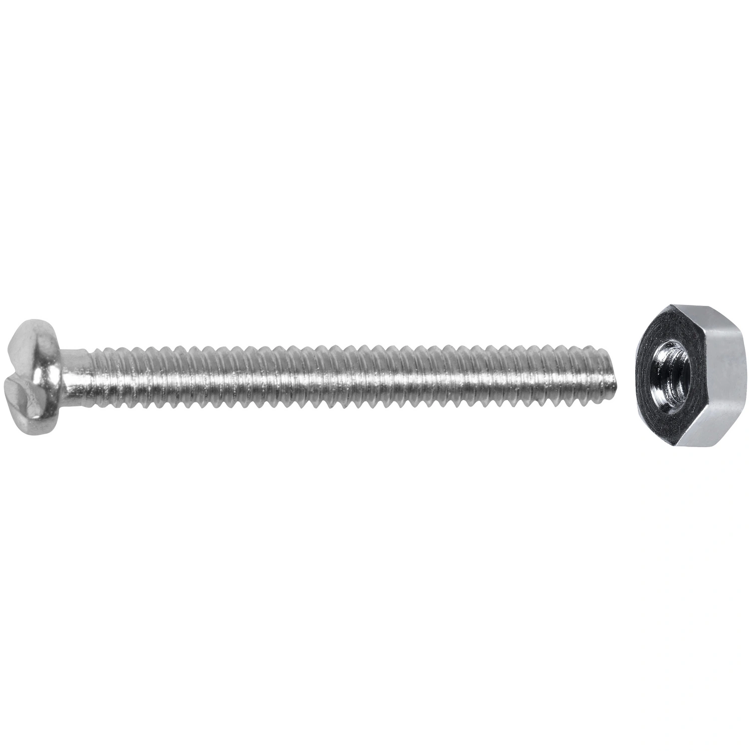 Gewindeschraube, ØxL: M1 x 14 mm, Verzinkt, 20 Stück