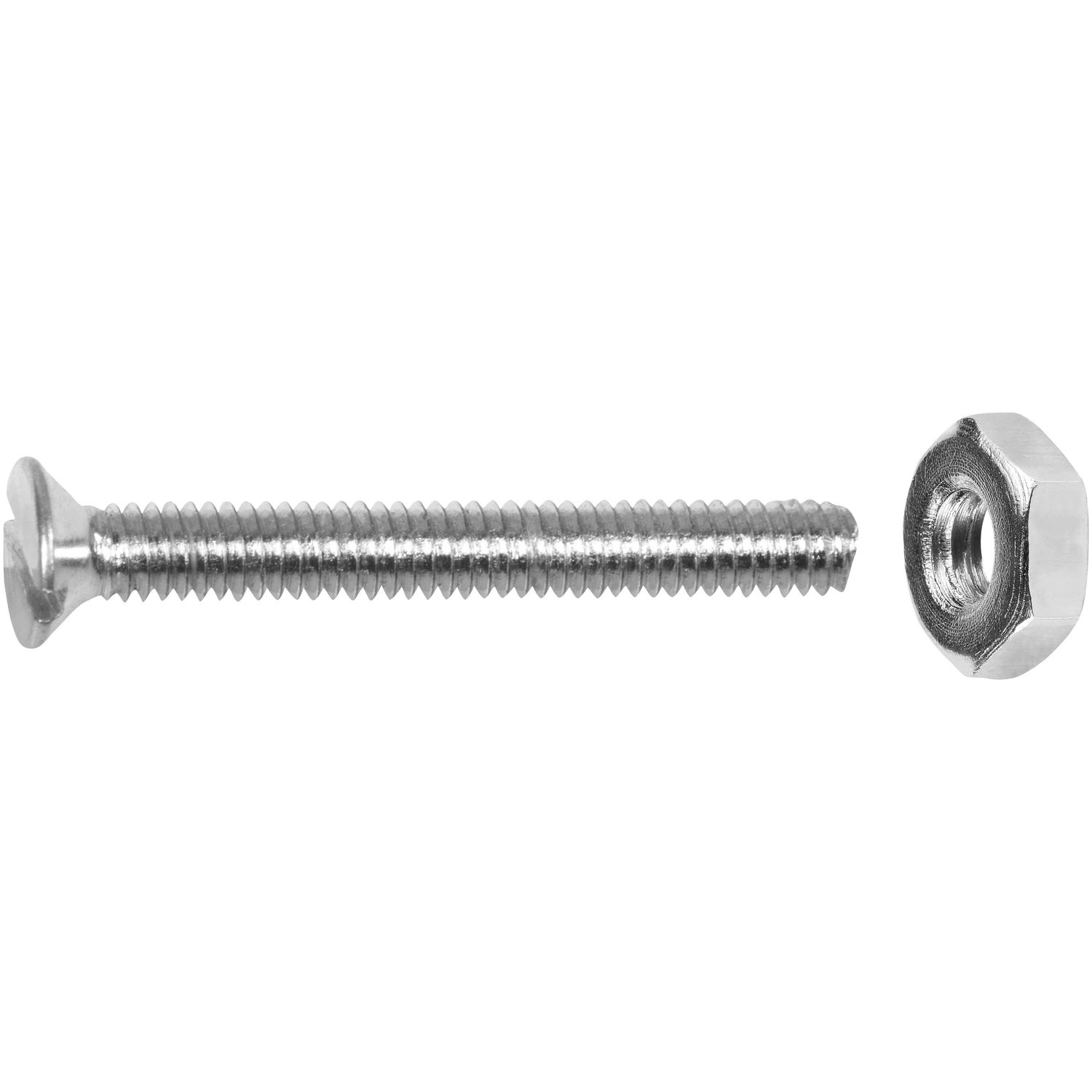 Gewindeschraube, ØxL: M2 x 20 mm, Verzinkt, 20 Stück