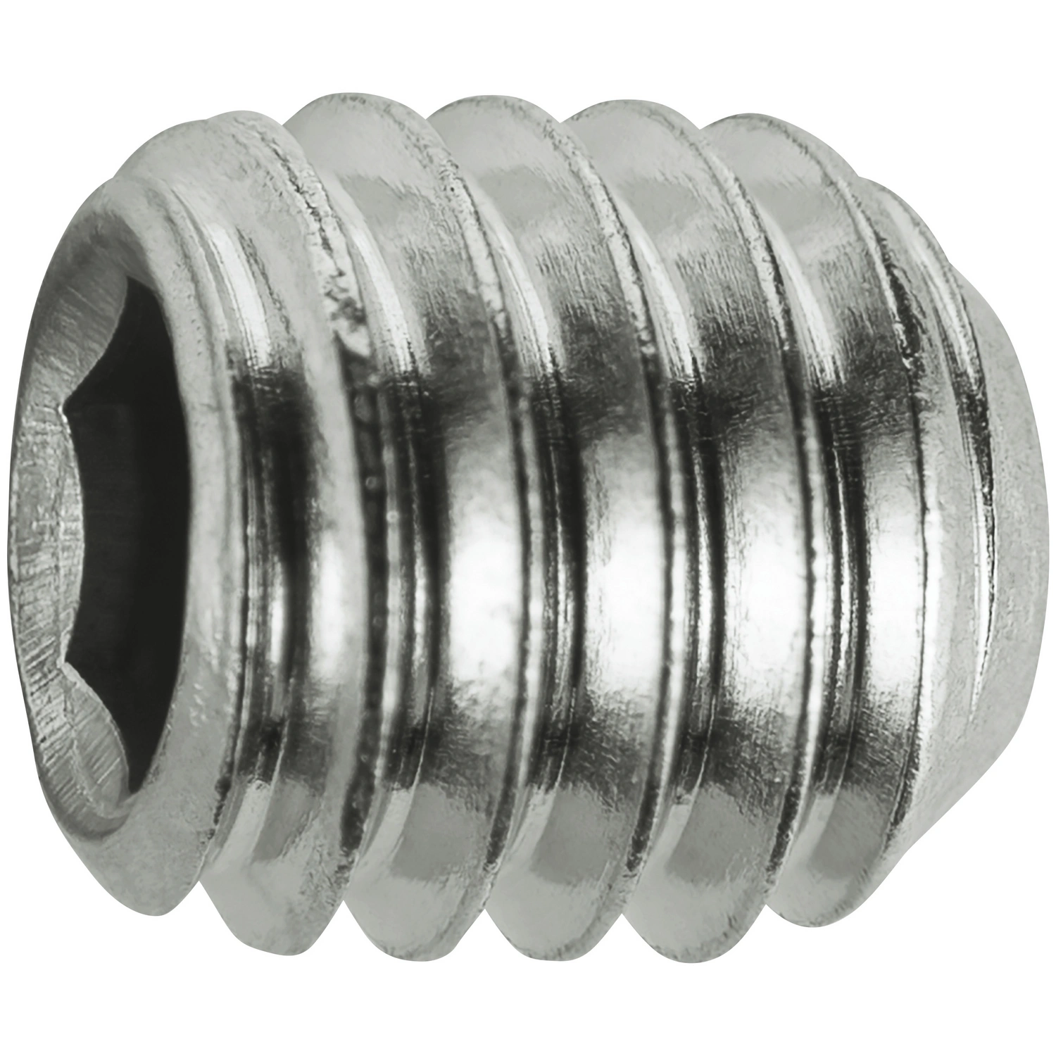 Gewindestift, ØxL: M5 x 5 mm, rostfreier Edelstahl A2, 5 Stück