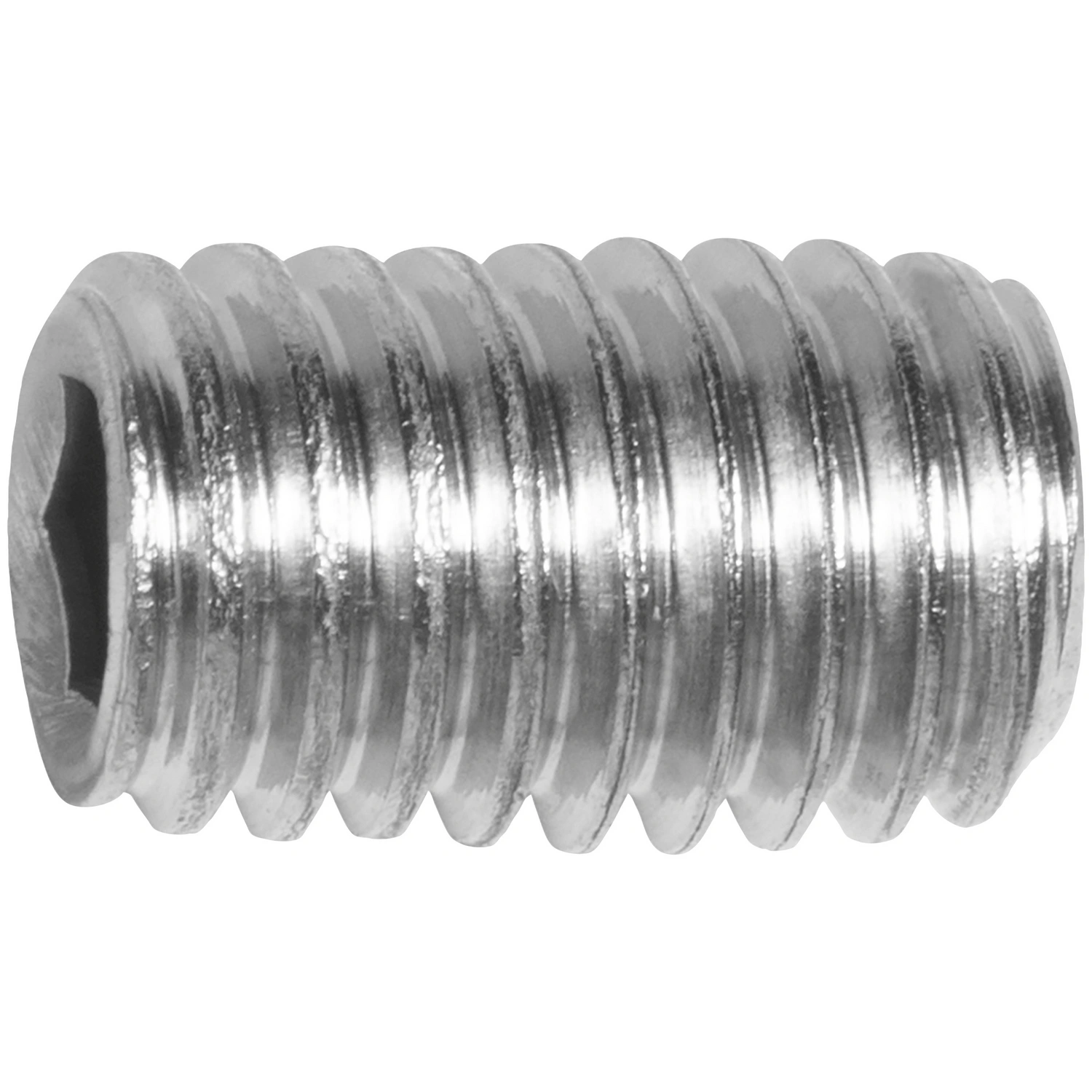 Gewindestift, ØxL: M5 x 8 mm, rostfreier Edelstahl A2, 5 Stück