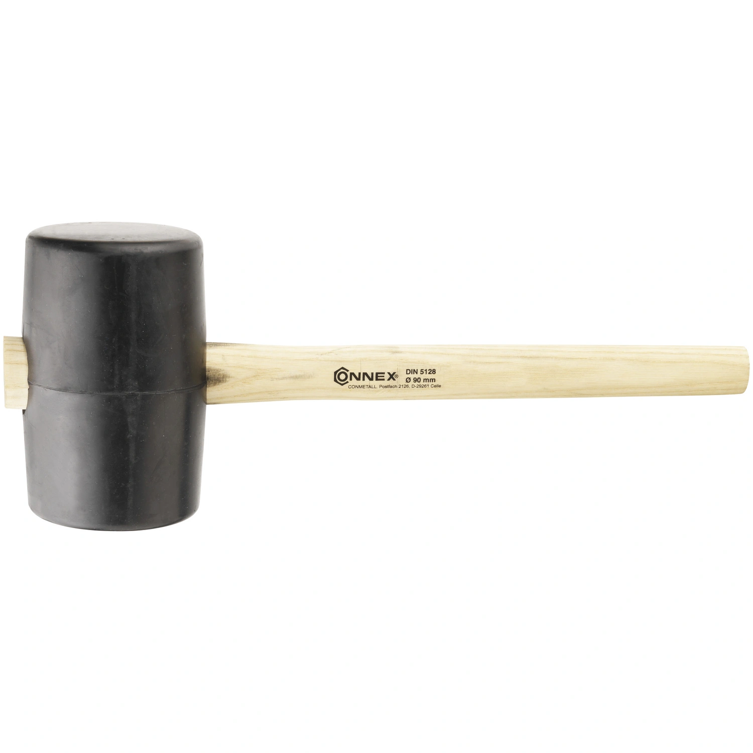 Gummihammer, 1,1 kg, schwarz