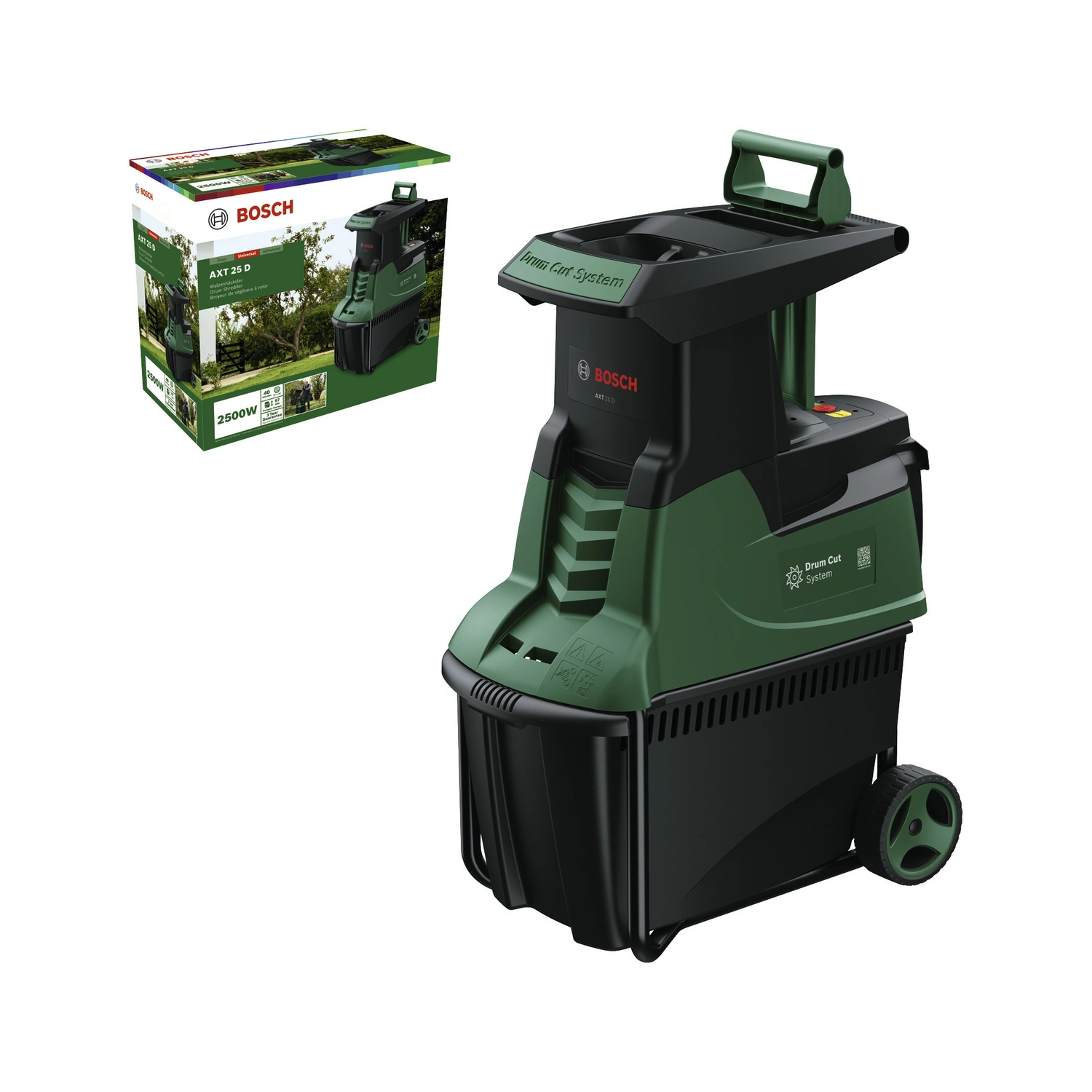 Häcksler »AXT 25 D «, schwarz, 2500 W, BxL: 67,7 x 76 cm