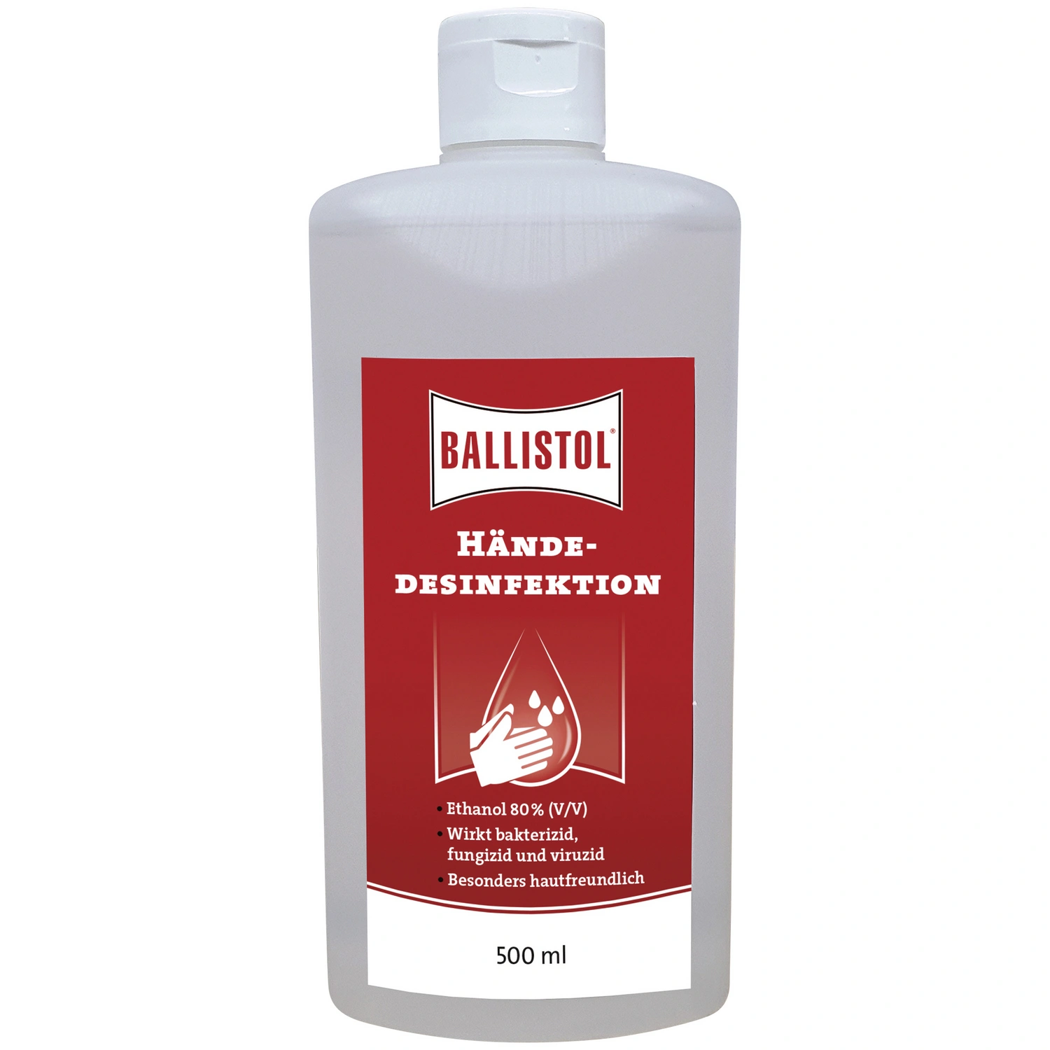 Händedesinfektionsmittel, 0,5 l