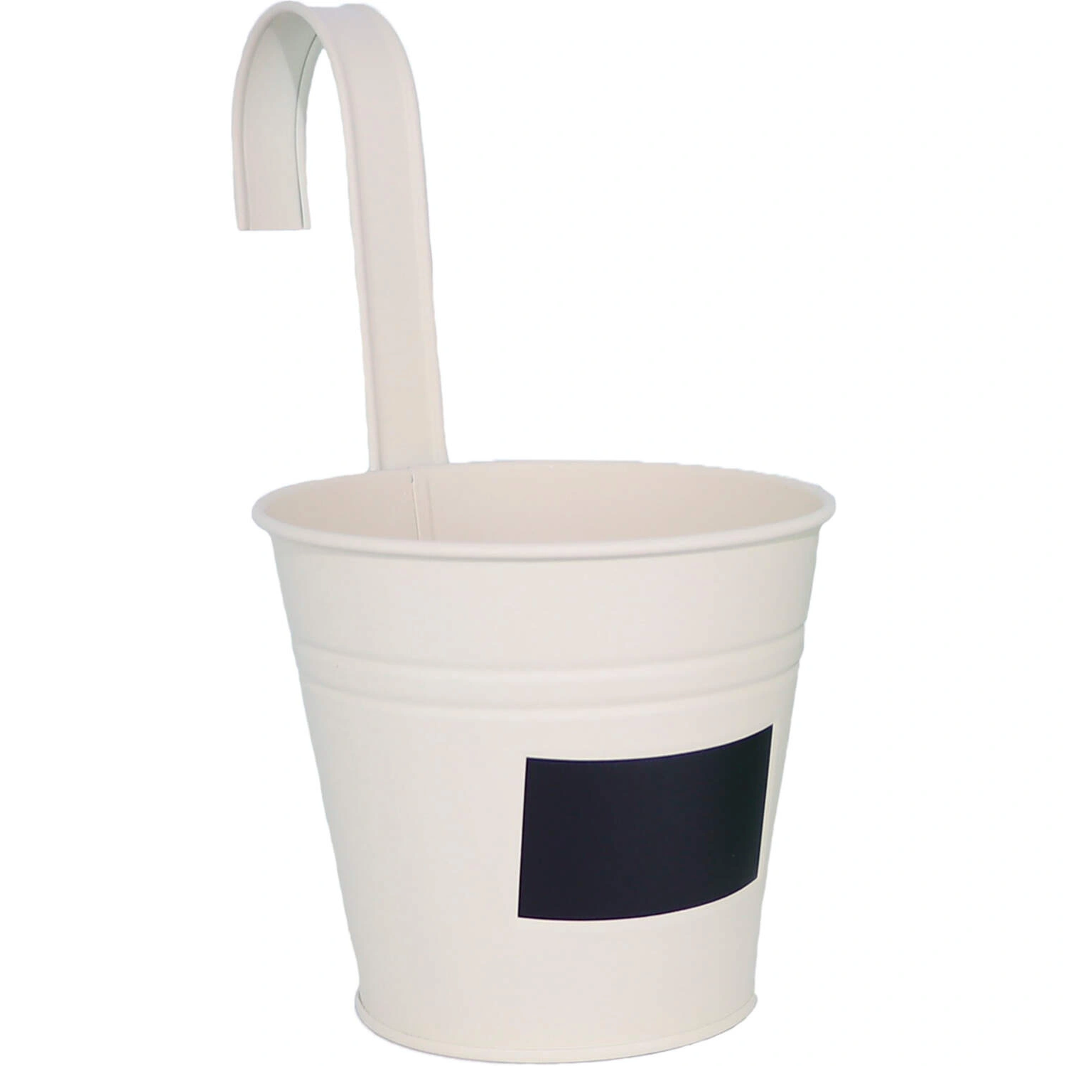 Hängeeimer, Ø: 14 cm, Höhe: 24 cm, Zinkblech, beige