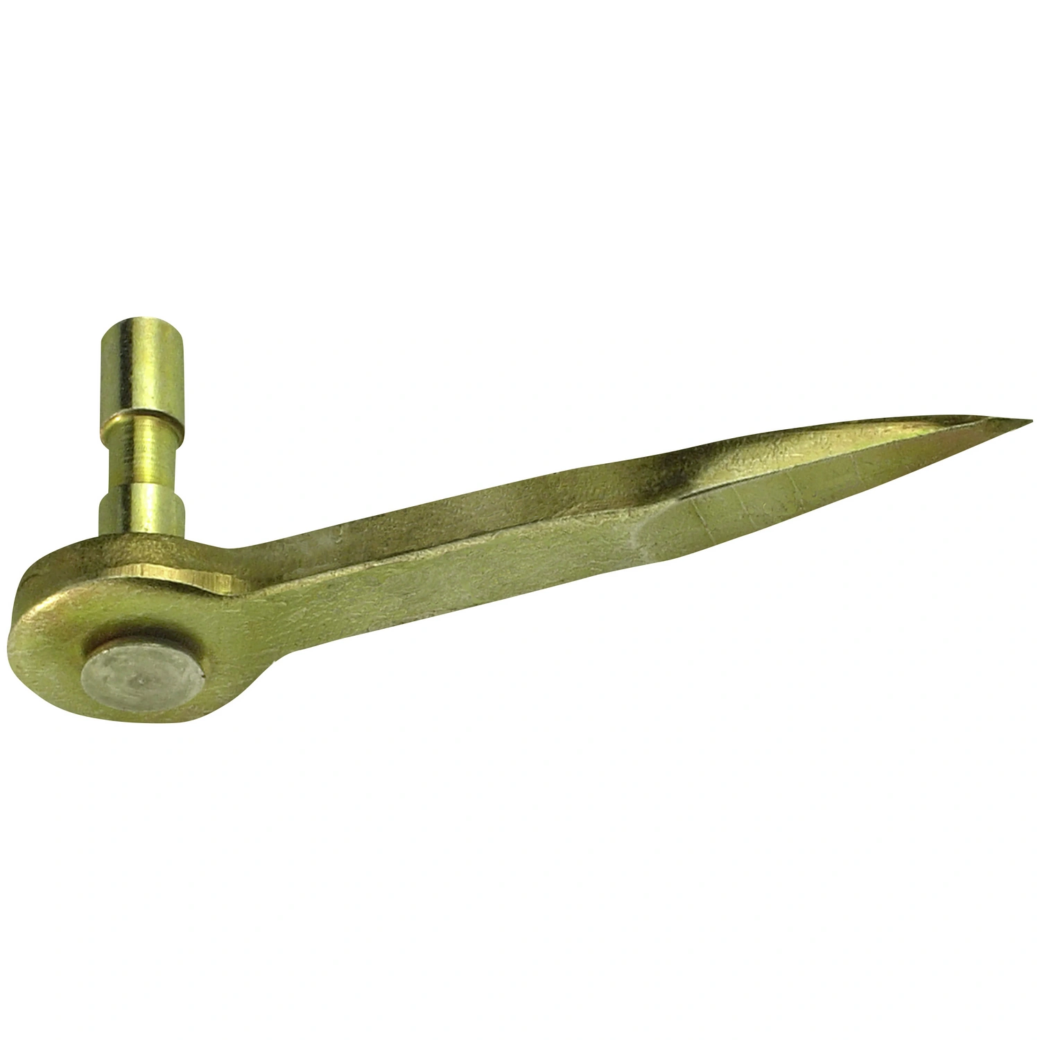 Haken, verzinkter Stahl, goldfarben