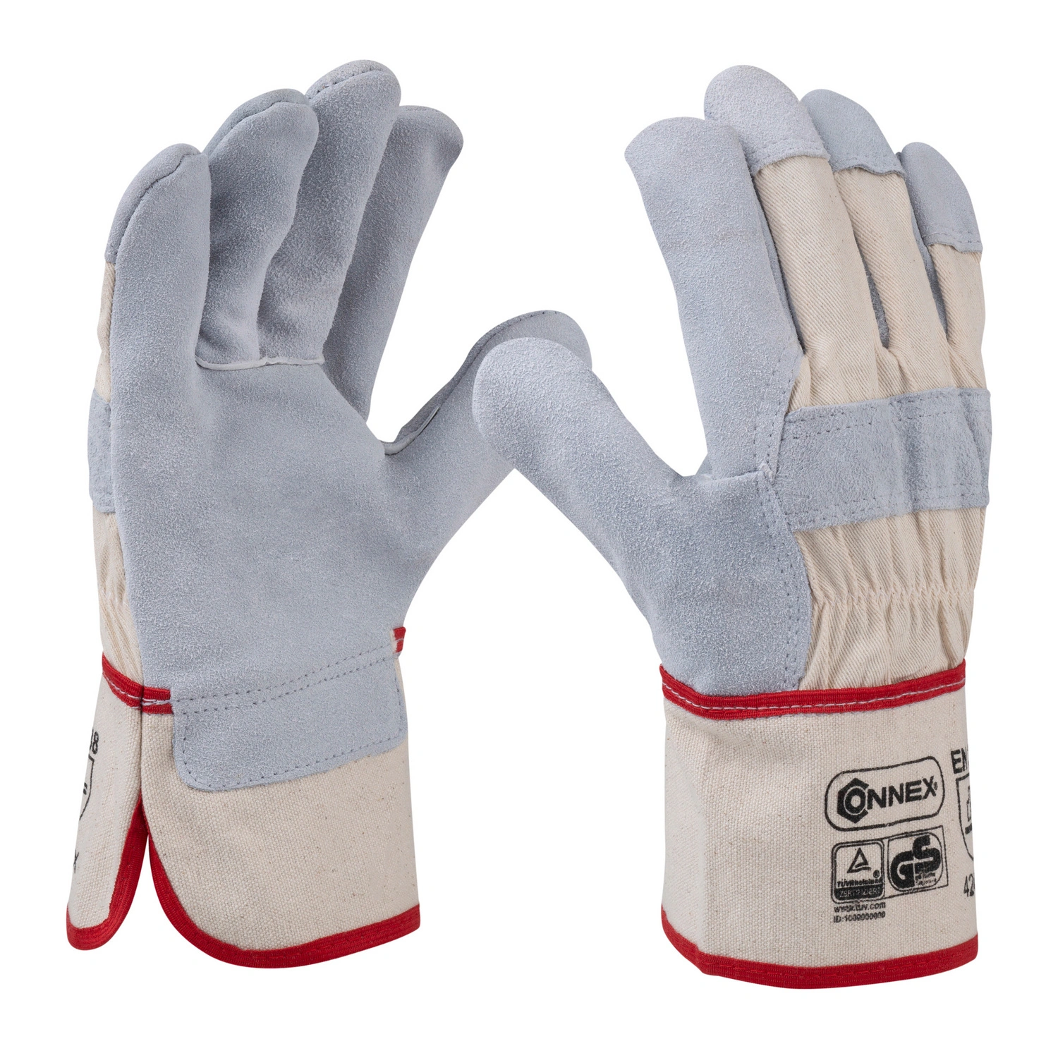 Handschuh, grau