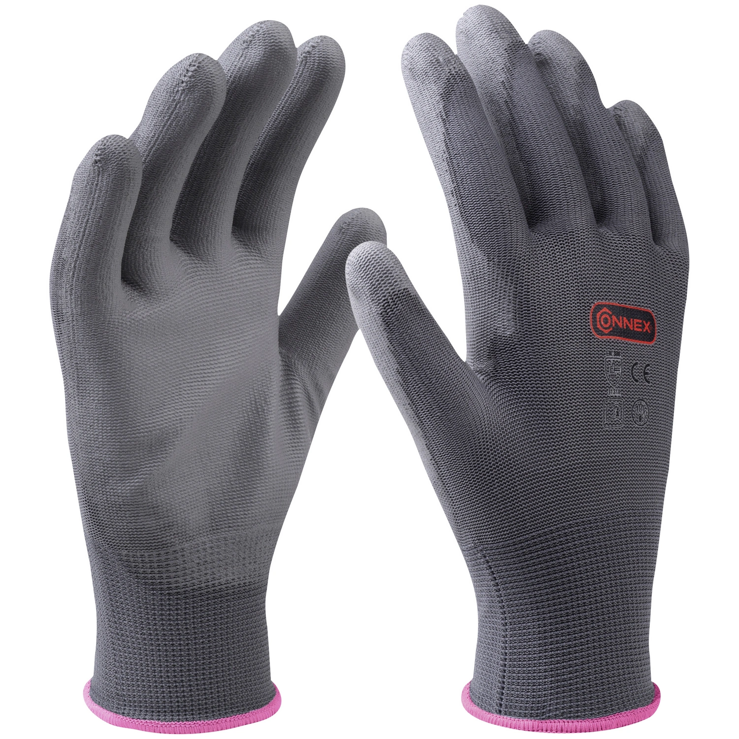 Handschuh »Paint«, grau, PU-beschichtet